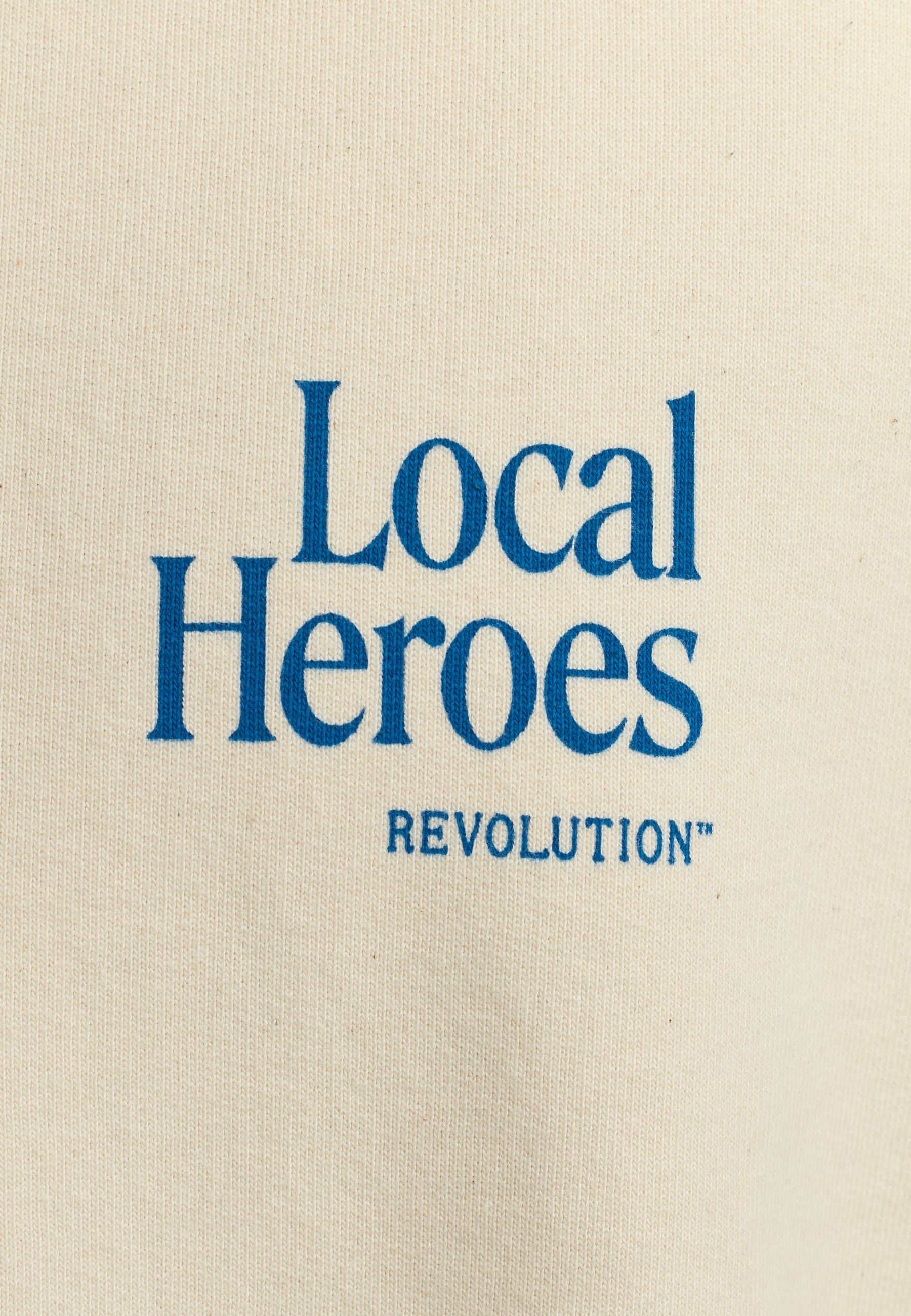 Revolution Printed Crewneck Sweatshirts Offwhite