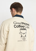 Revolution Printed Crewneck Sweatshirts Offwhite
