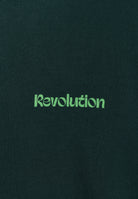 Revolution Printed Crewneck Sweatshirts Darkgreen