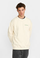 Revolution Printed Crewneck Sweatshirts Offwhite