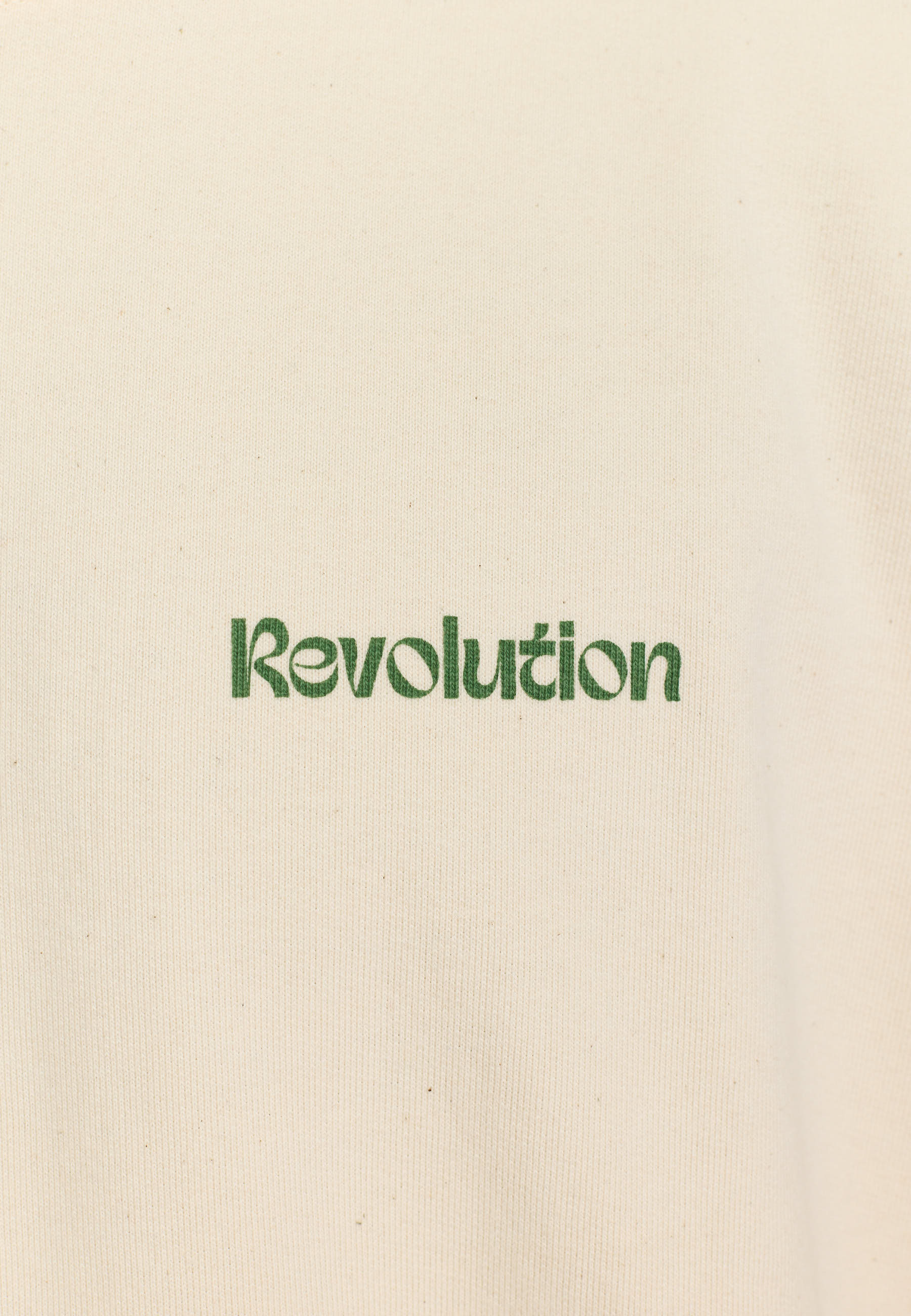 Revolution Printed Crewneck Sweatshirts Offwhite