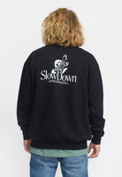 Revolution Printed Crewneck Sweatshirts Black