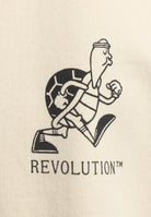 Revolution Printed Crewneck Sweatshirts Offwhite