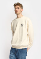 Revolution Printed Crewneck Sweatshirts Offwhite