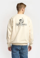 Revolution Printed Crewneck Sweatshirts Offwhite