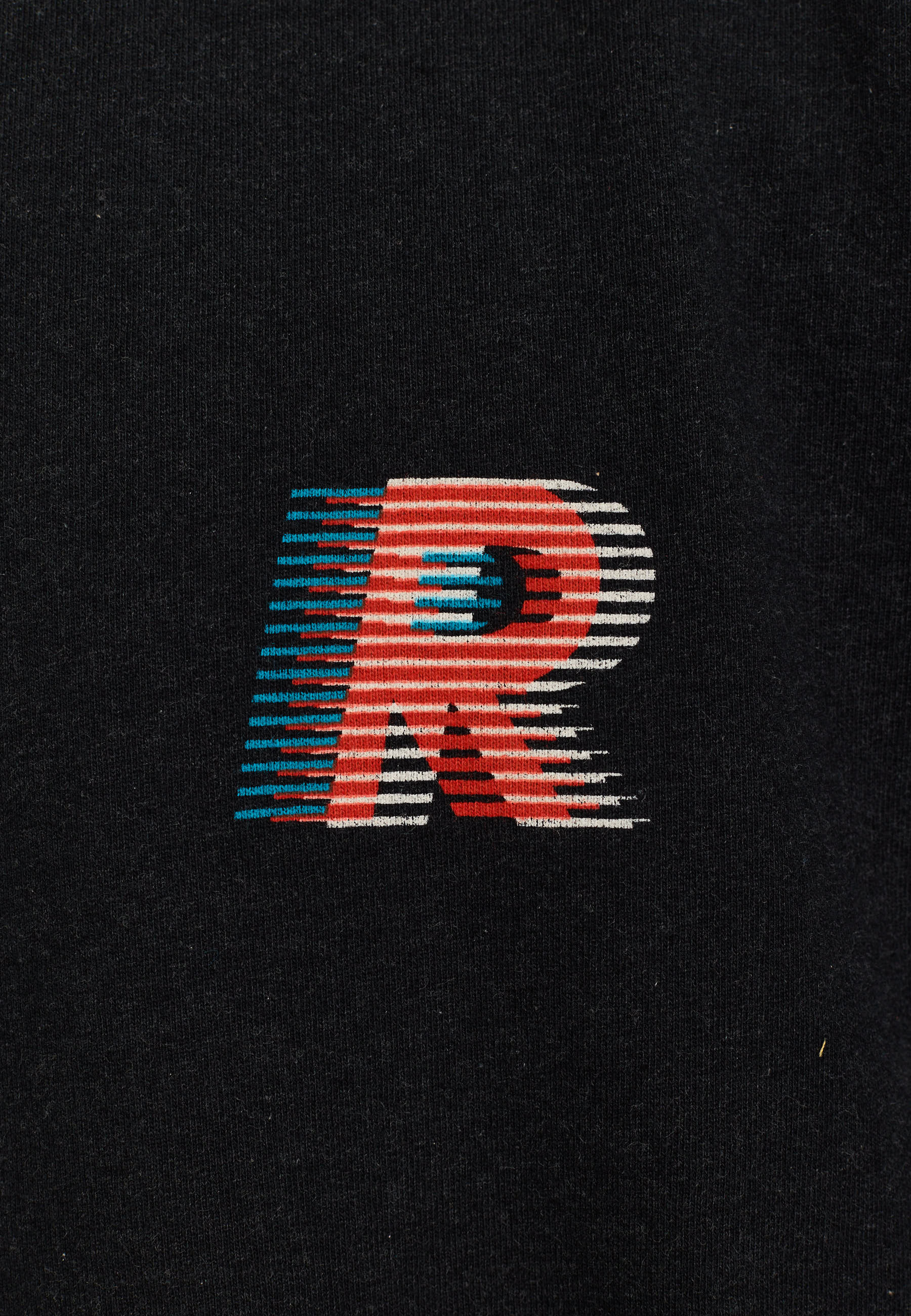 Revolution Printed Crewneck Sweatshirts Black-melange