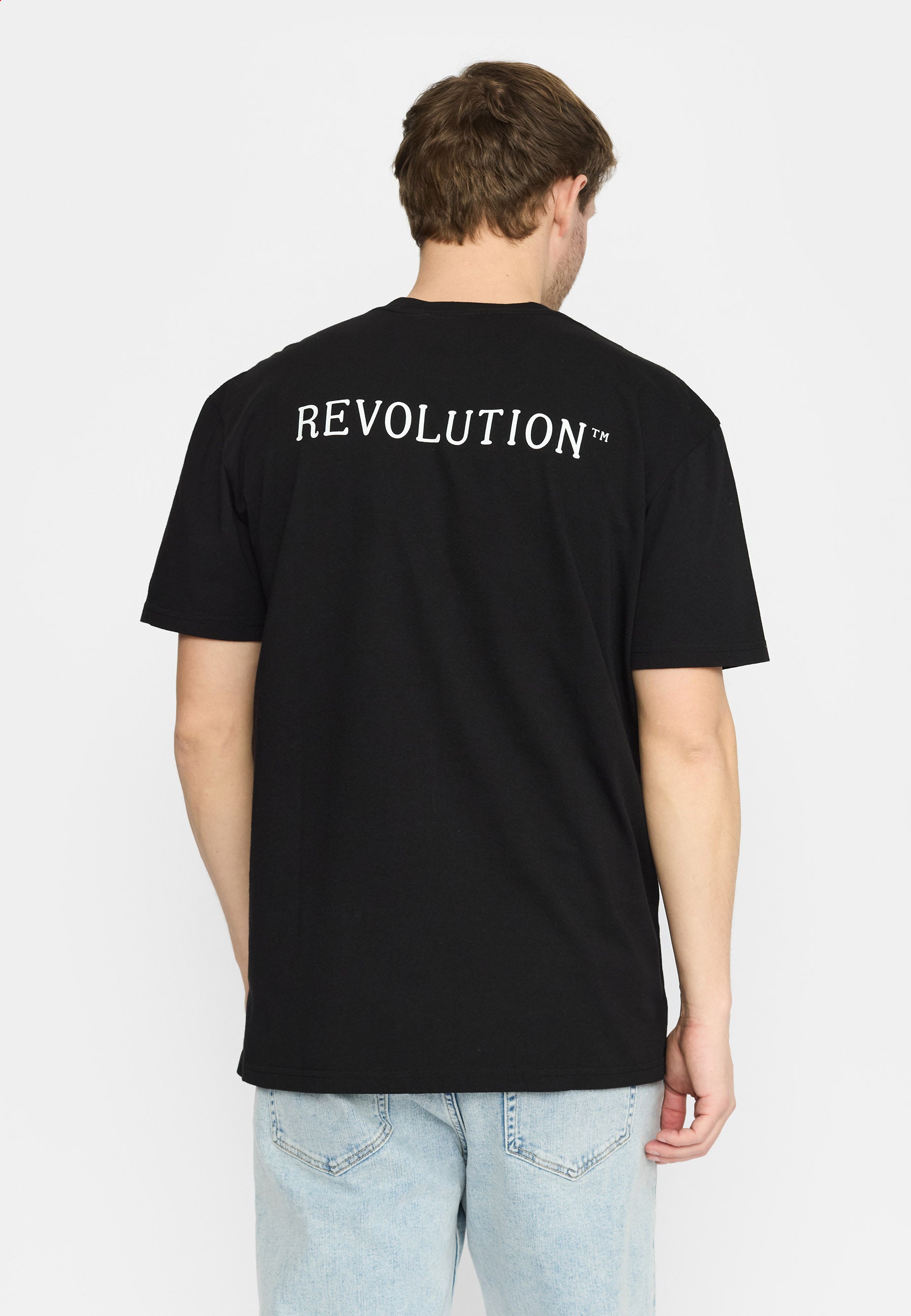 Revolution Printed T-shirt T-Shirts Black
