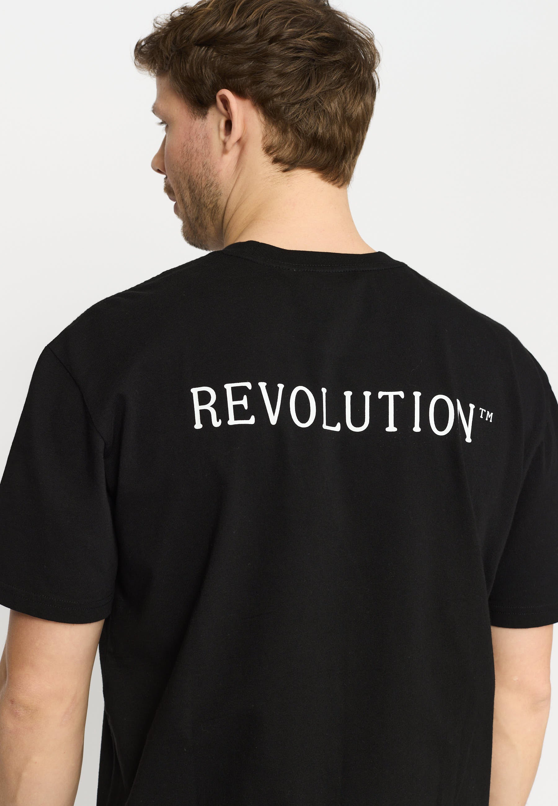 Revolution Printed T-shirt T-Shirts Black