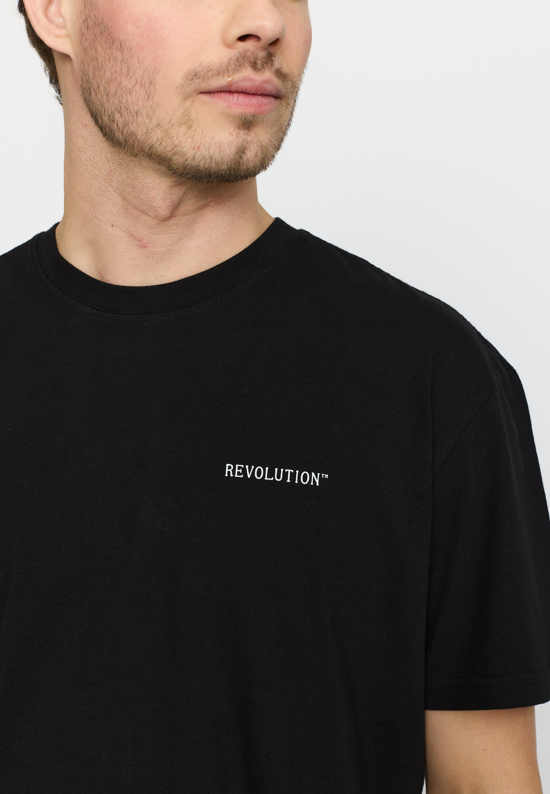 Revolution Printed T-shirt T-Shirts Black