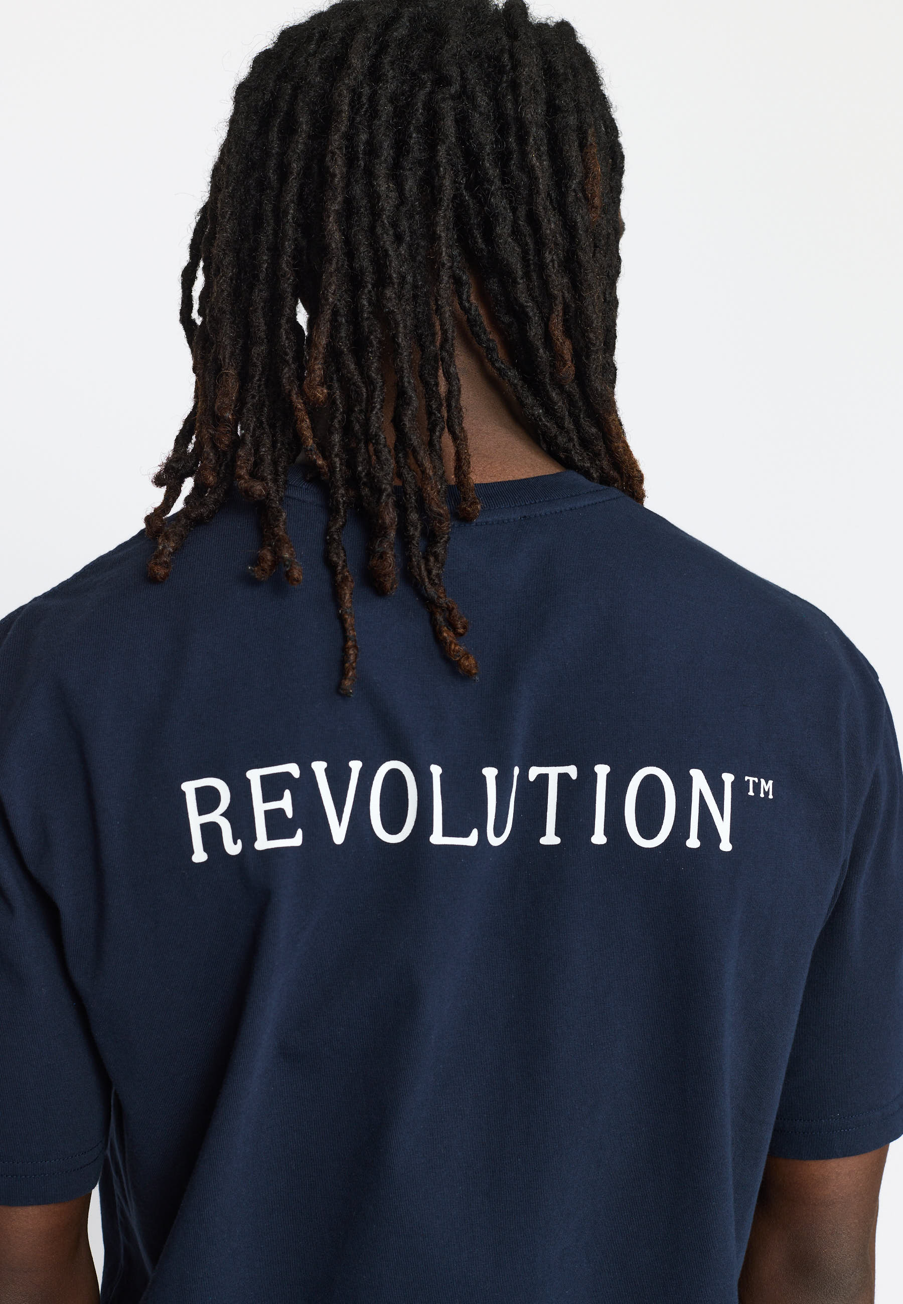 Revolution Printed T-shirt T-Shirts Navy