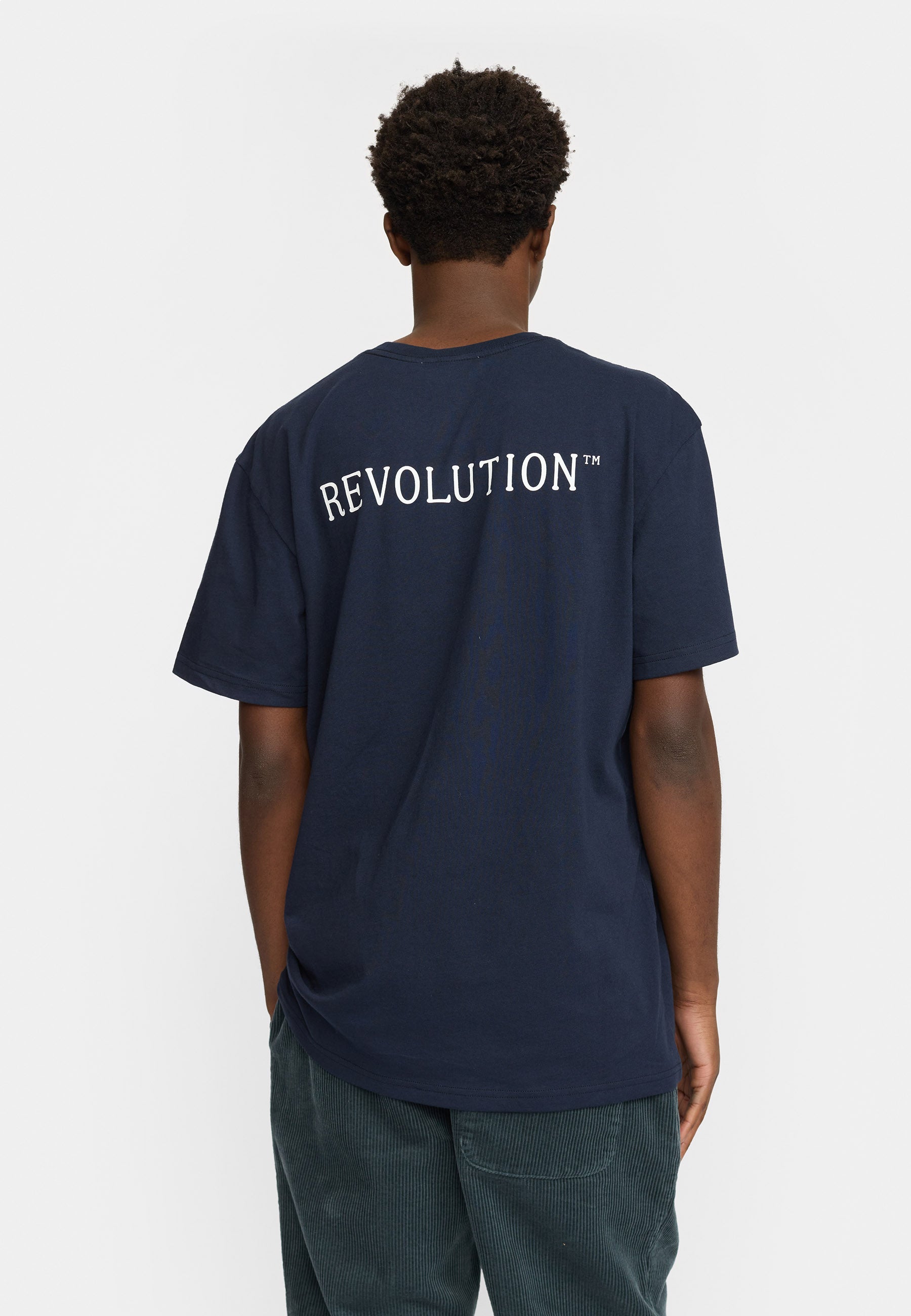 Revolution Printed T-shirt T-Shirts Navy