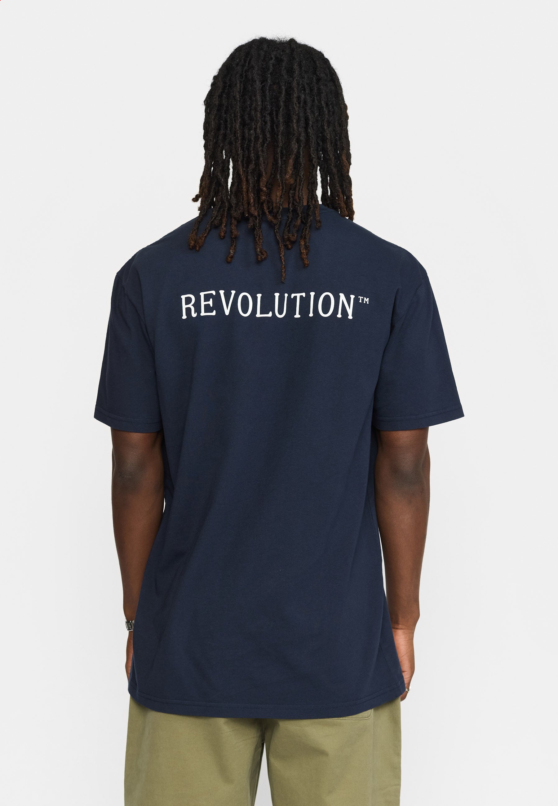 Revolution Printed T-shirt T-Shirts Navy