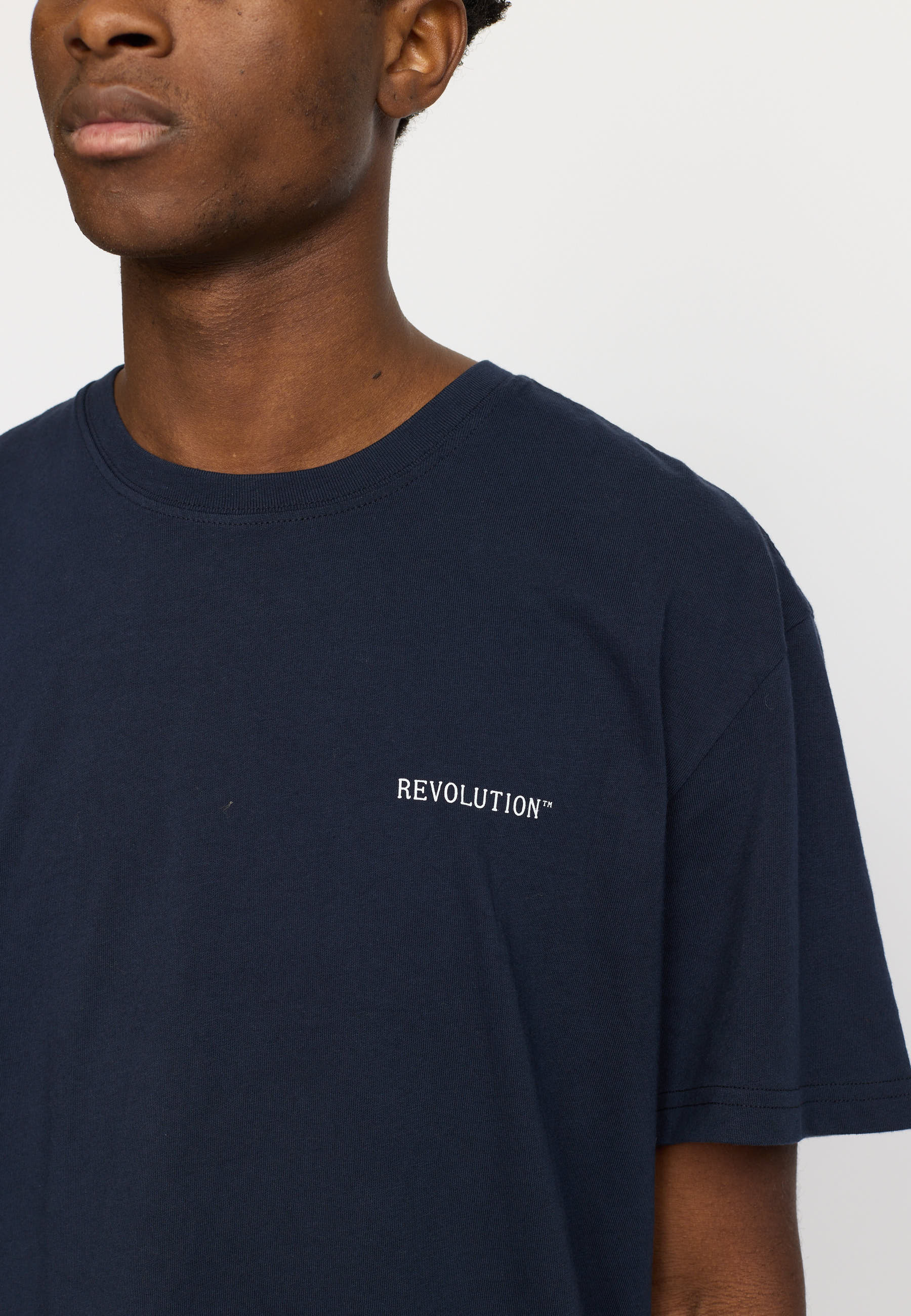 Revolution Printed T-shirt T-Shirts Navy