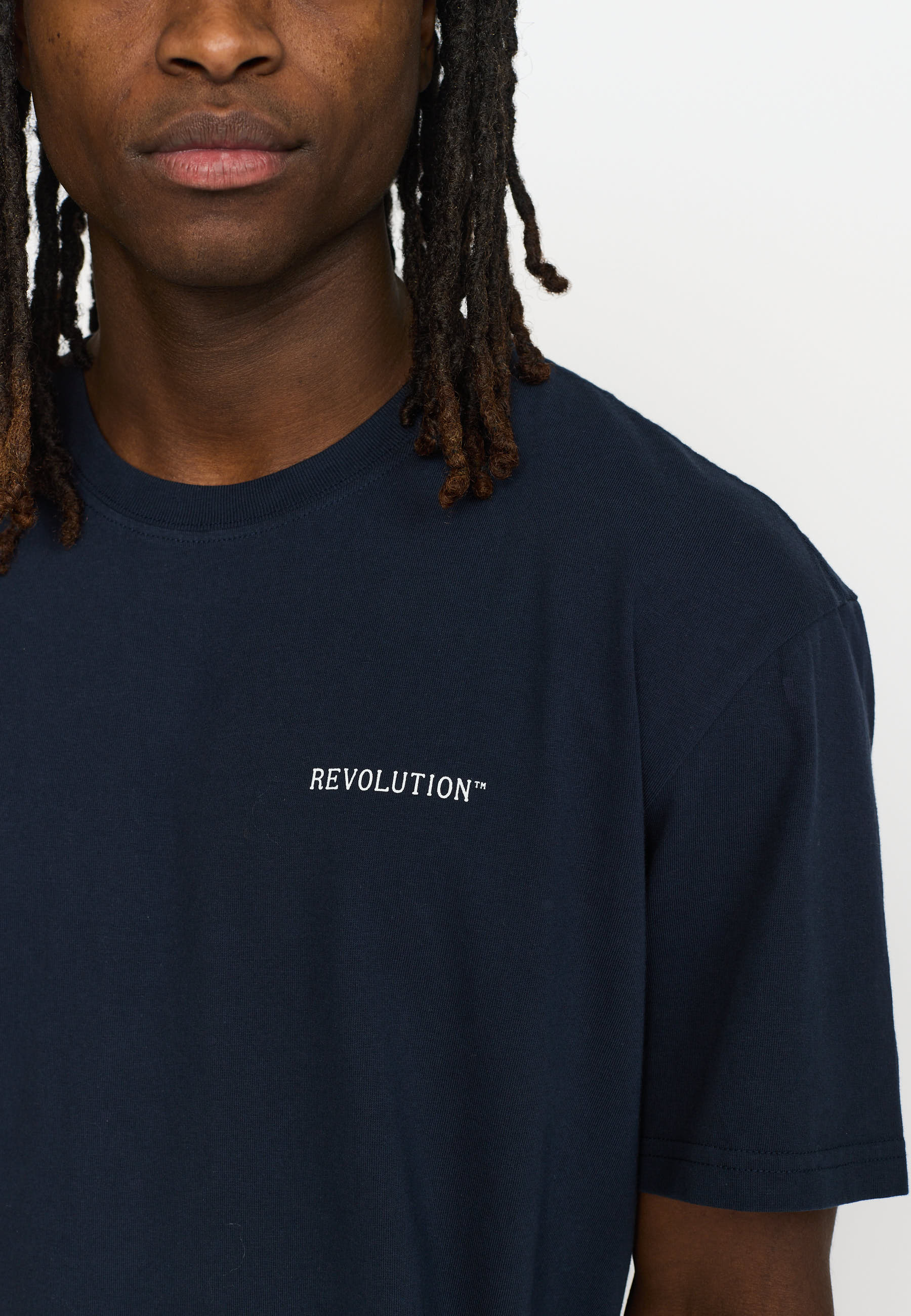 Revolution Printed T-shirt T-Shirts Navy