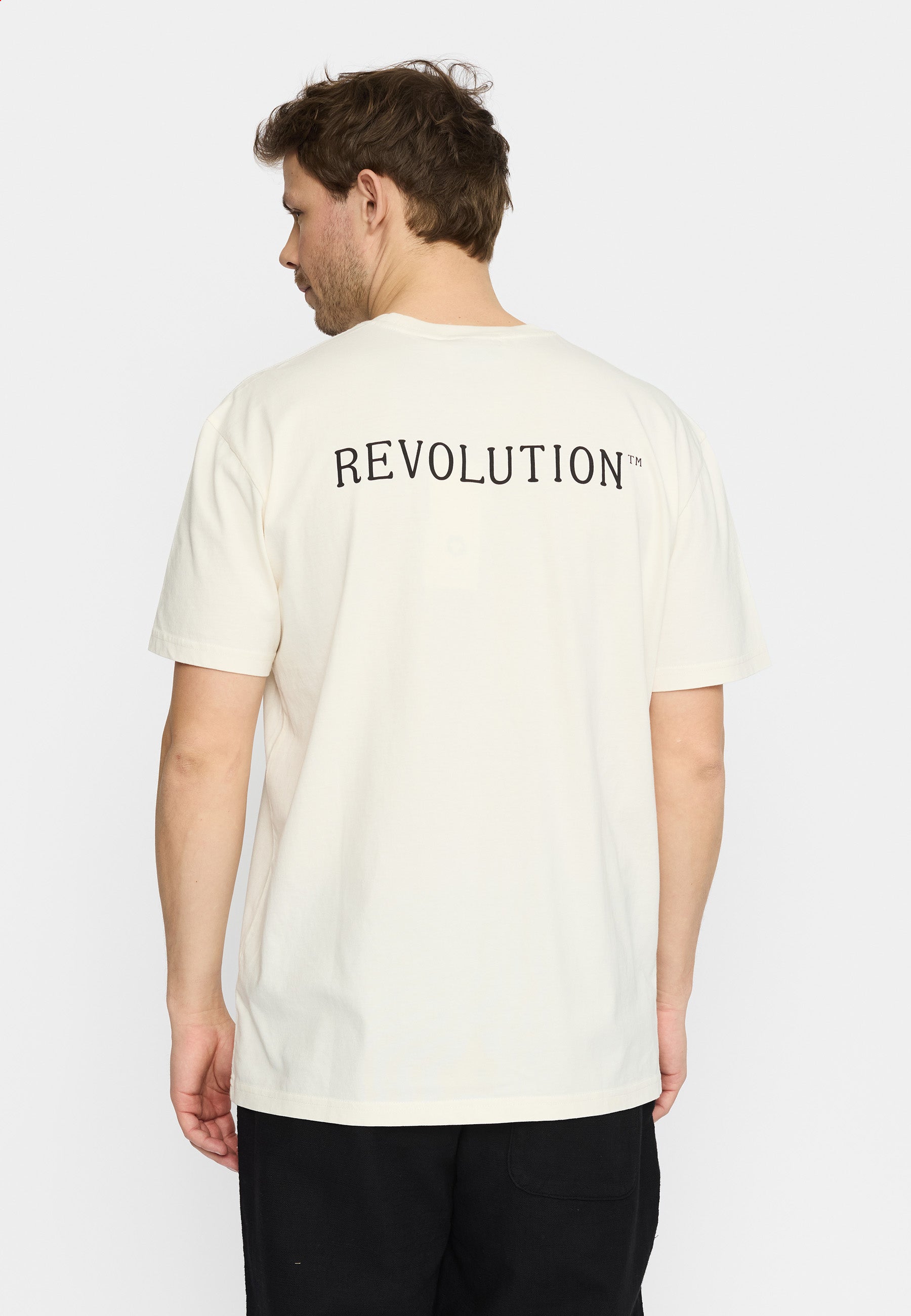 Revolution Printed T-shirt T-Shirts Offwhite