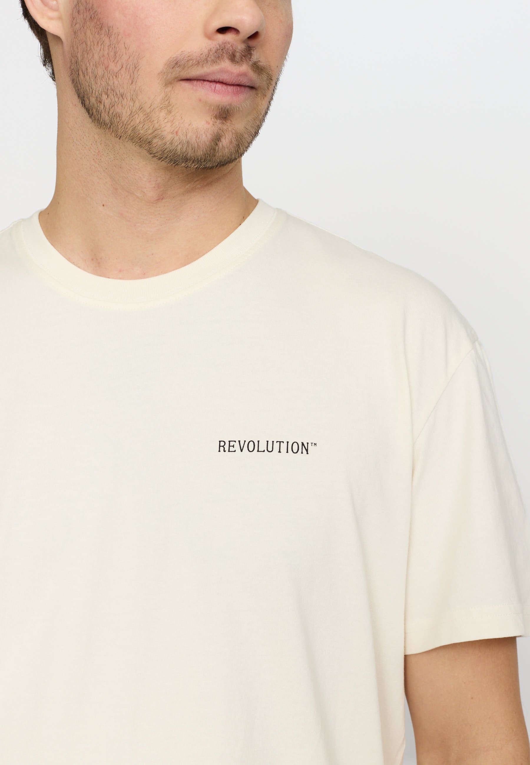Revolution Printed T-shirt T-Shirts Offwhite