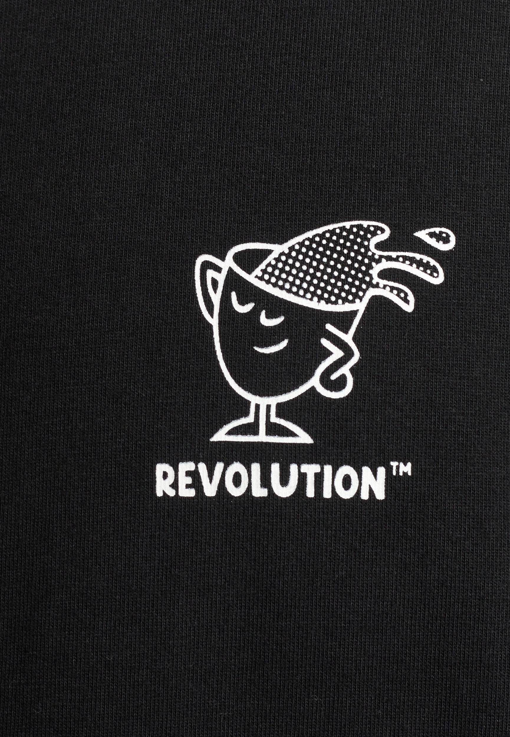 Revolution Printed T-shirt T-Shirts Black