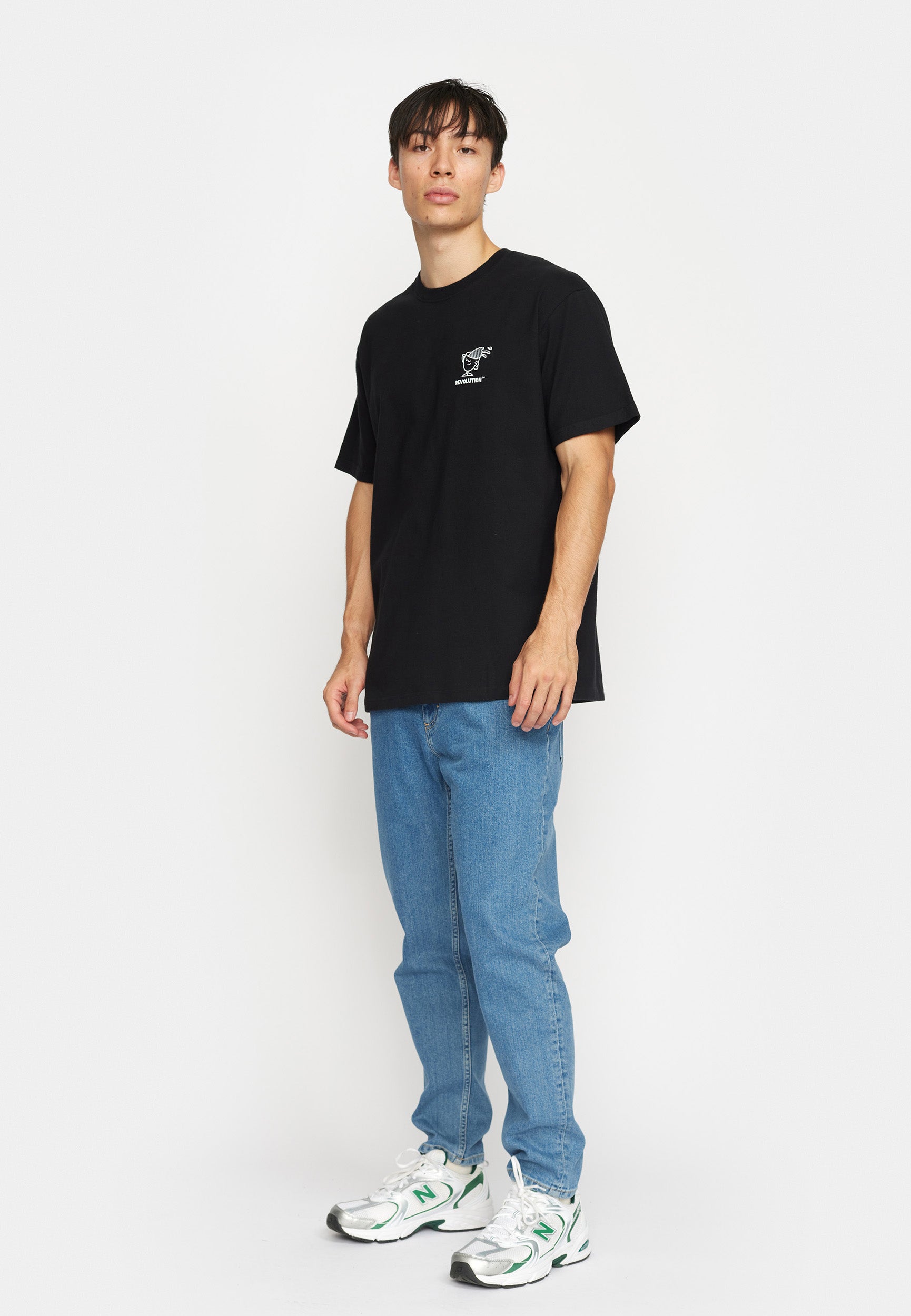 Revolution Printed T-shirt T-Shirts Black