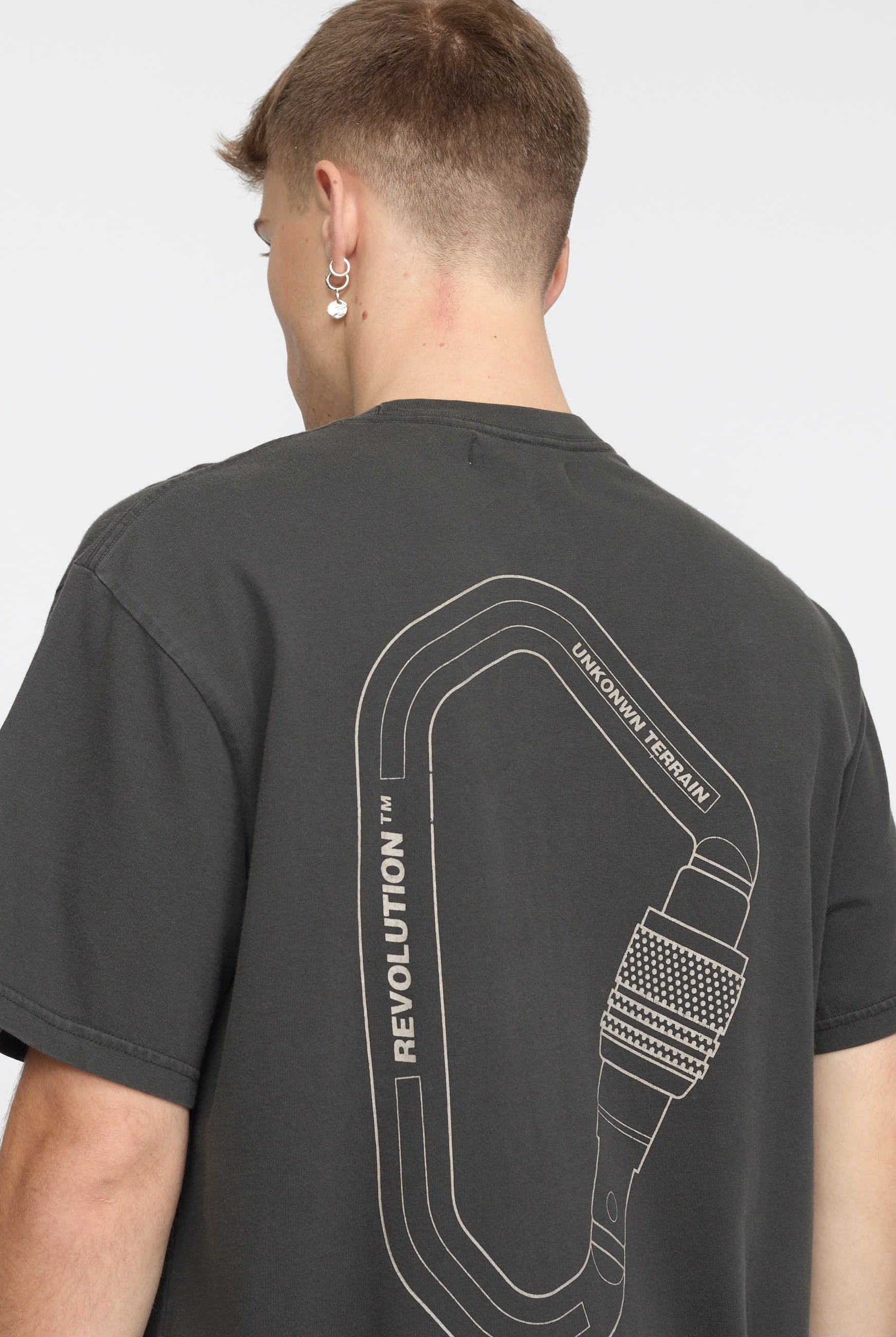 Revolution Printed T-shirt T-Shirts Black