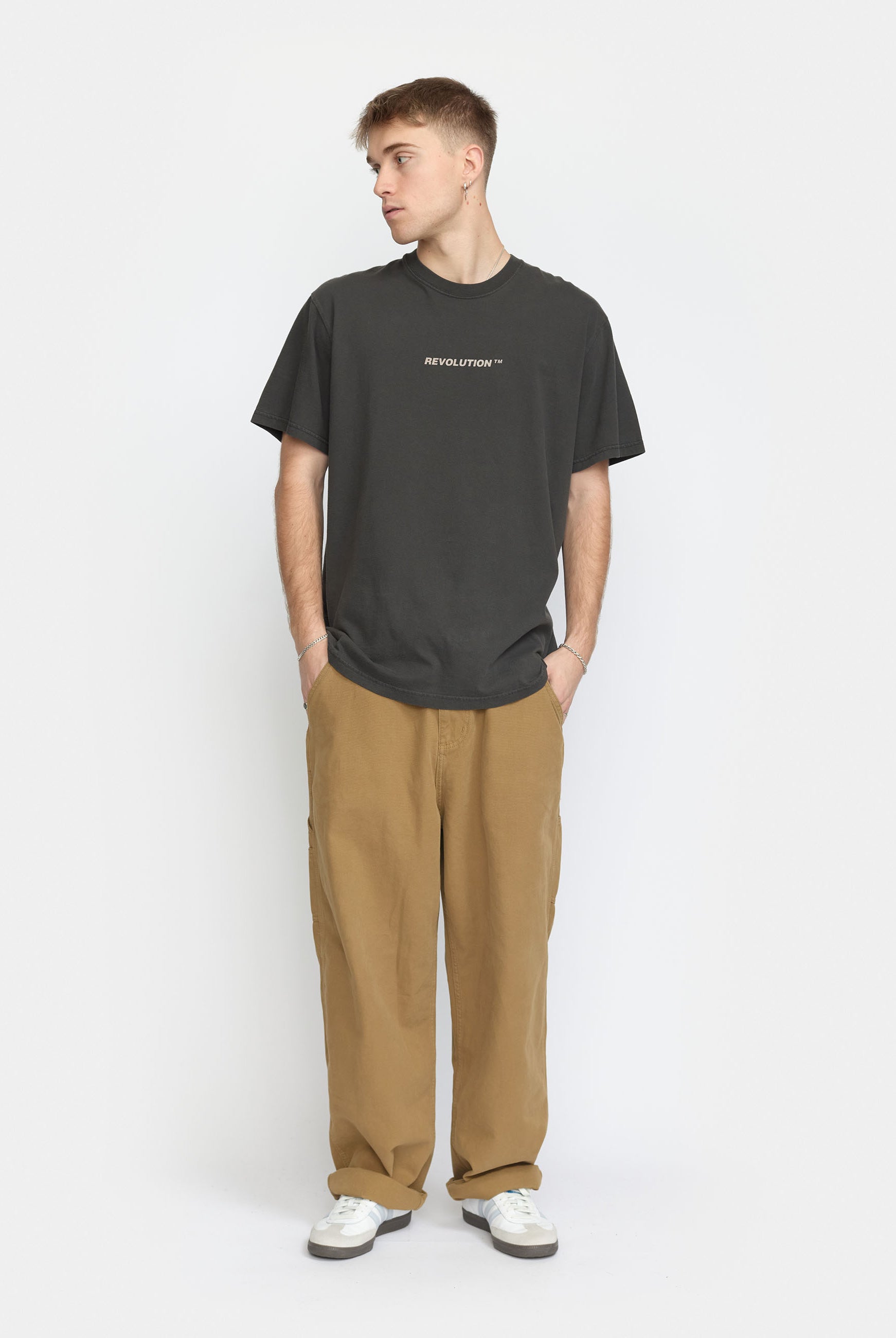 Revolution Printed T-shirt T-Shirts Black