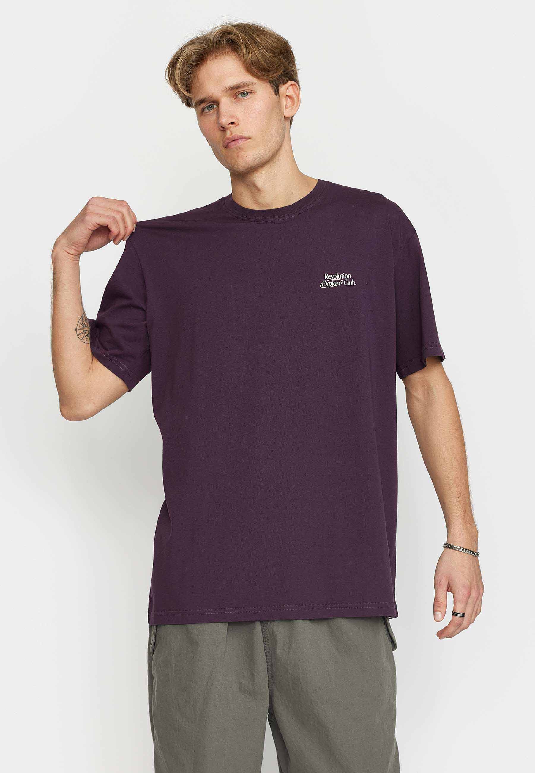 Revolution Printed T-shirt T-Shirts Purple