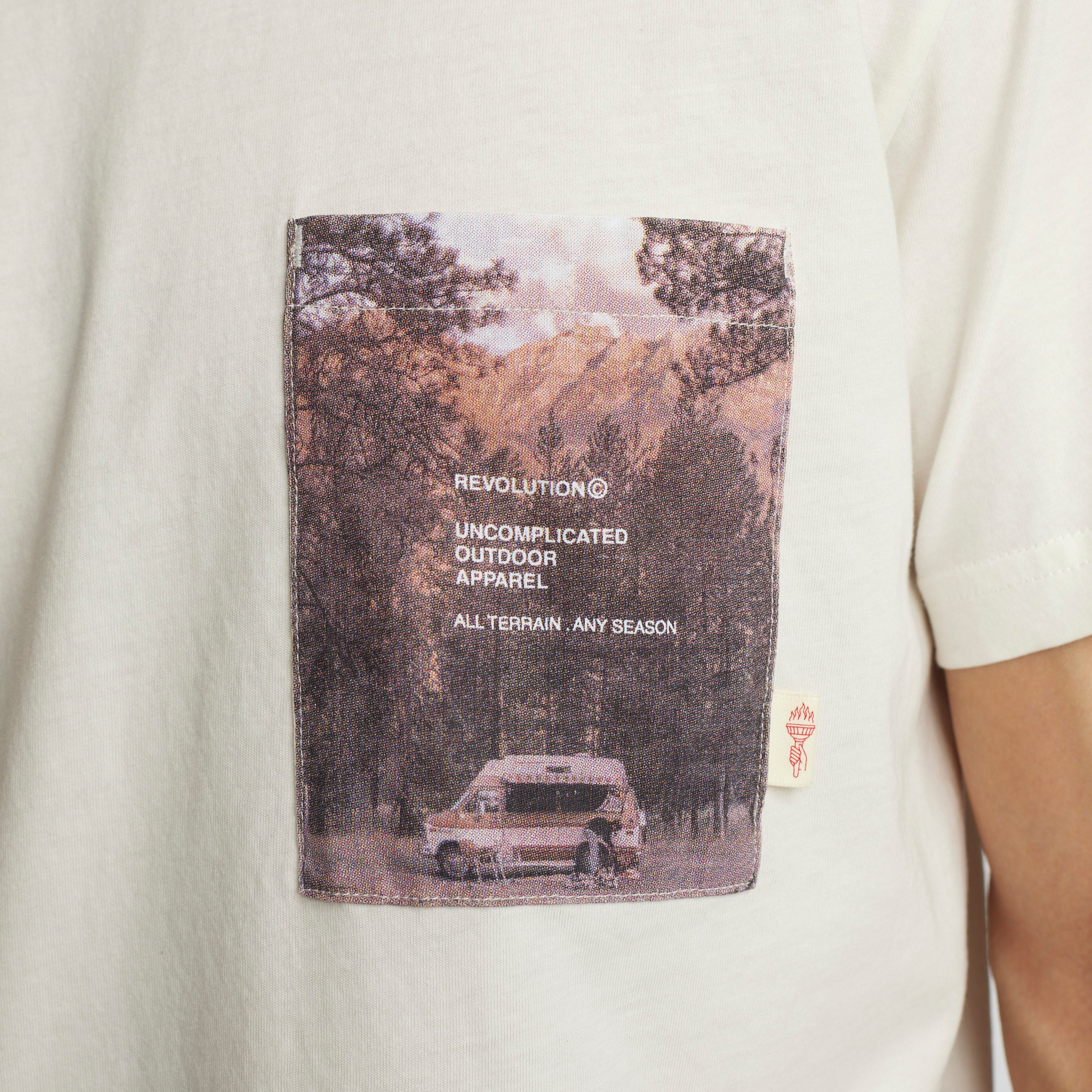 Revolution Printed T-shirt T-Shirts Offwhite