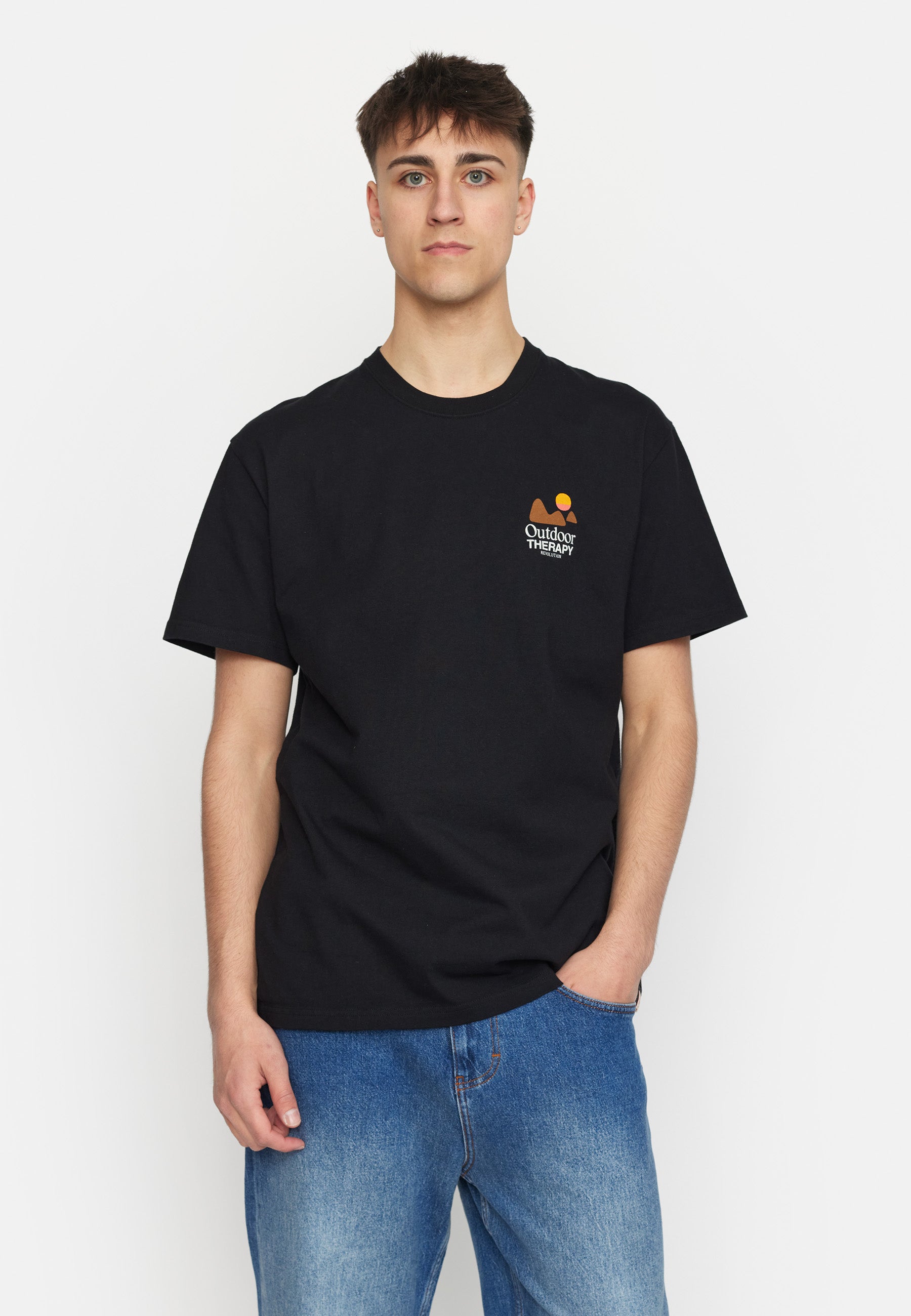 Revolution Printed T-shirt T-Shirts Black