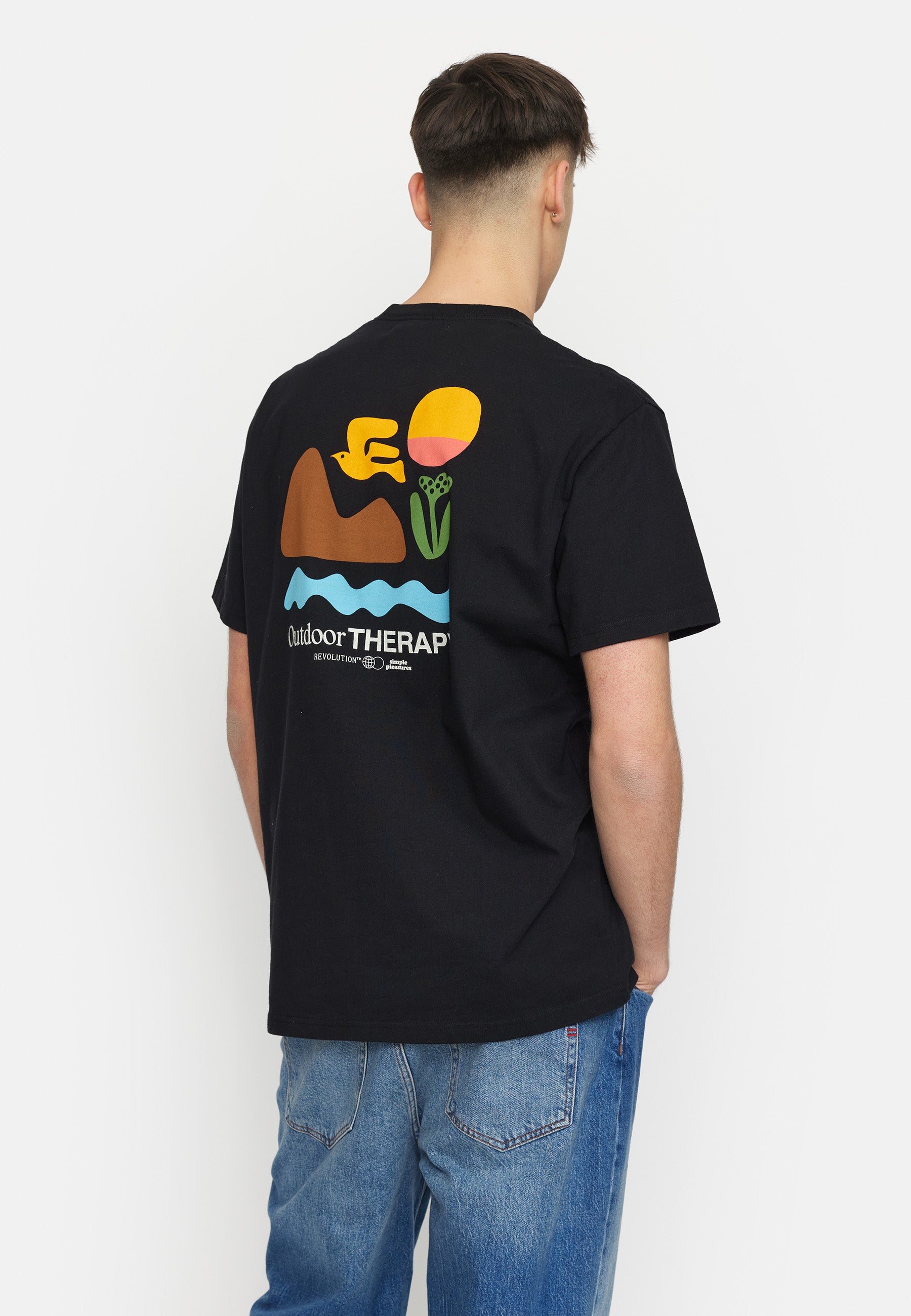 Revolution Printed T-shirt T-Shirts Black