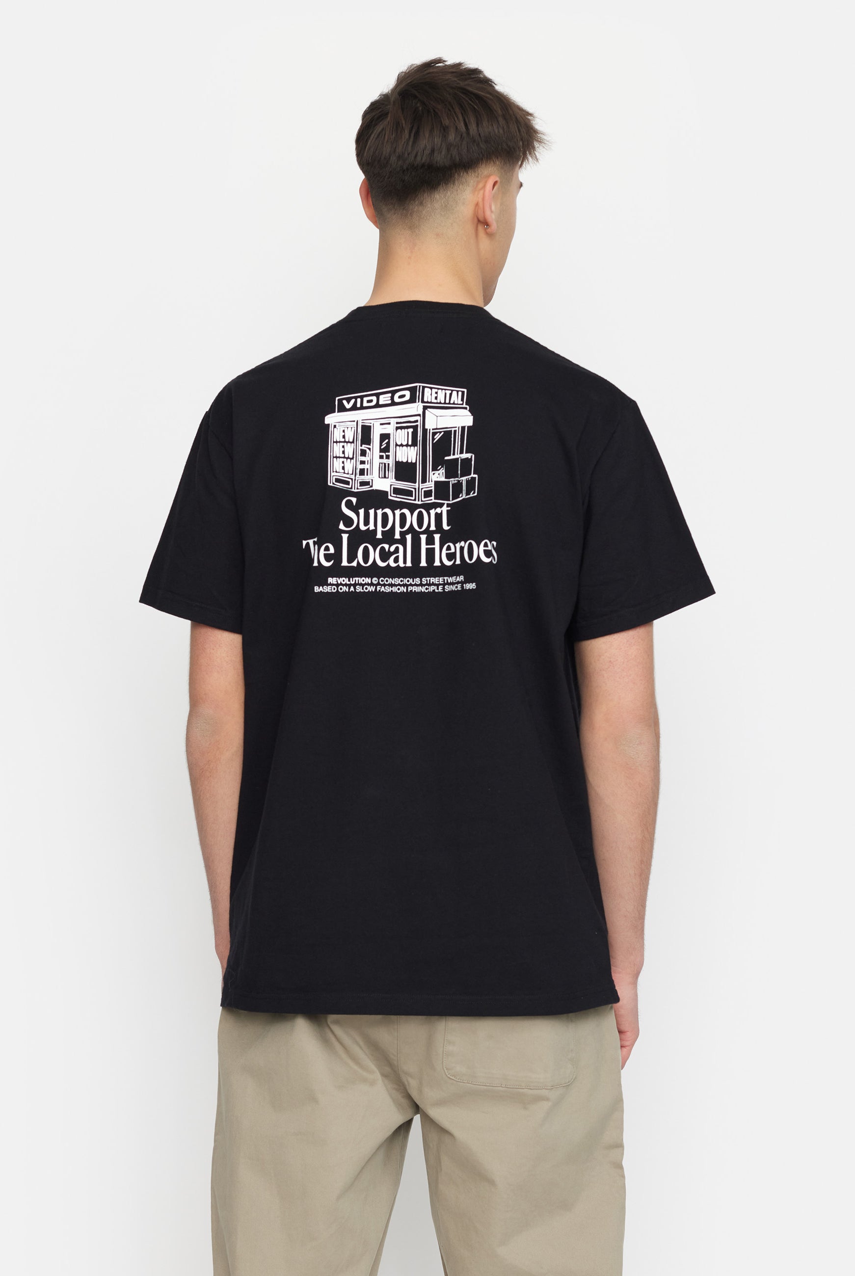 Revolution Printed T-shirt T-Shirts Black