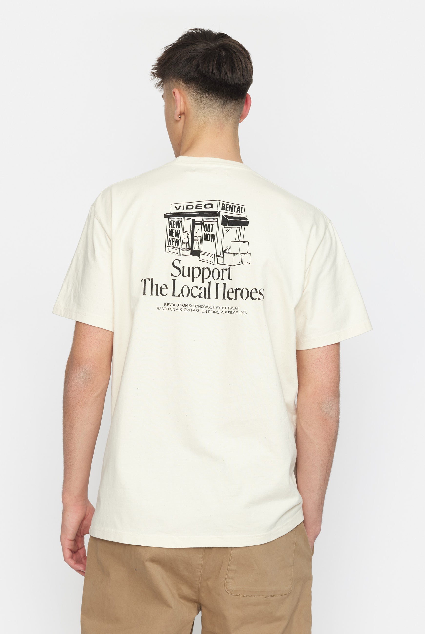 Revolution Printed T-shirt T-Shirts Offwhite