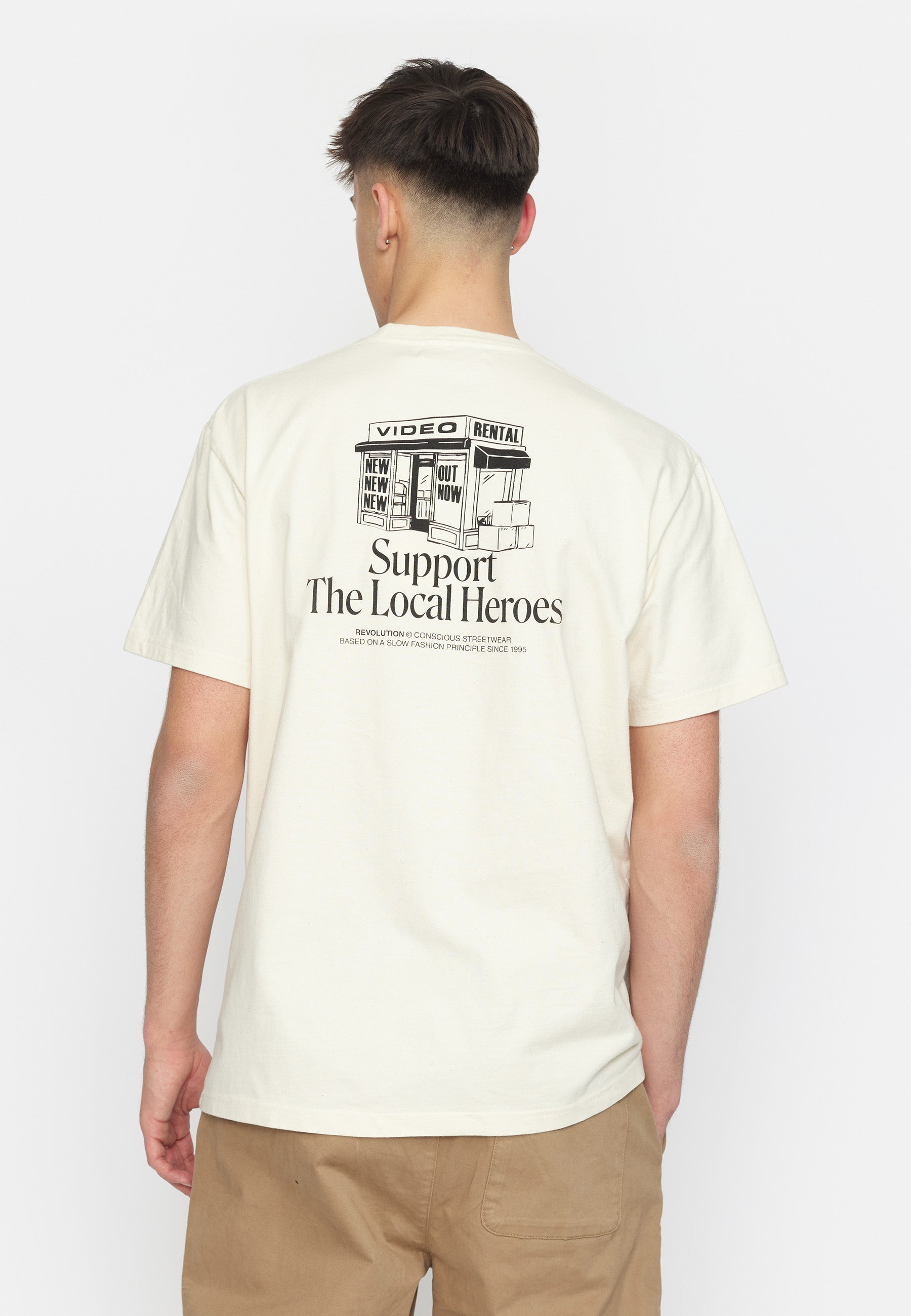 Revolution Printed T-shirt T-Shirts Offwhite