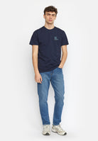 Revolution Printed T-shirt T-Shirts Navy