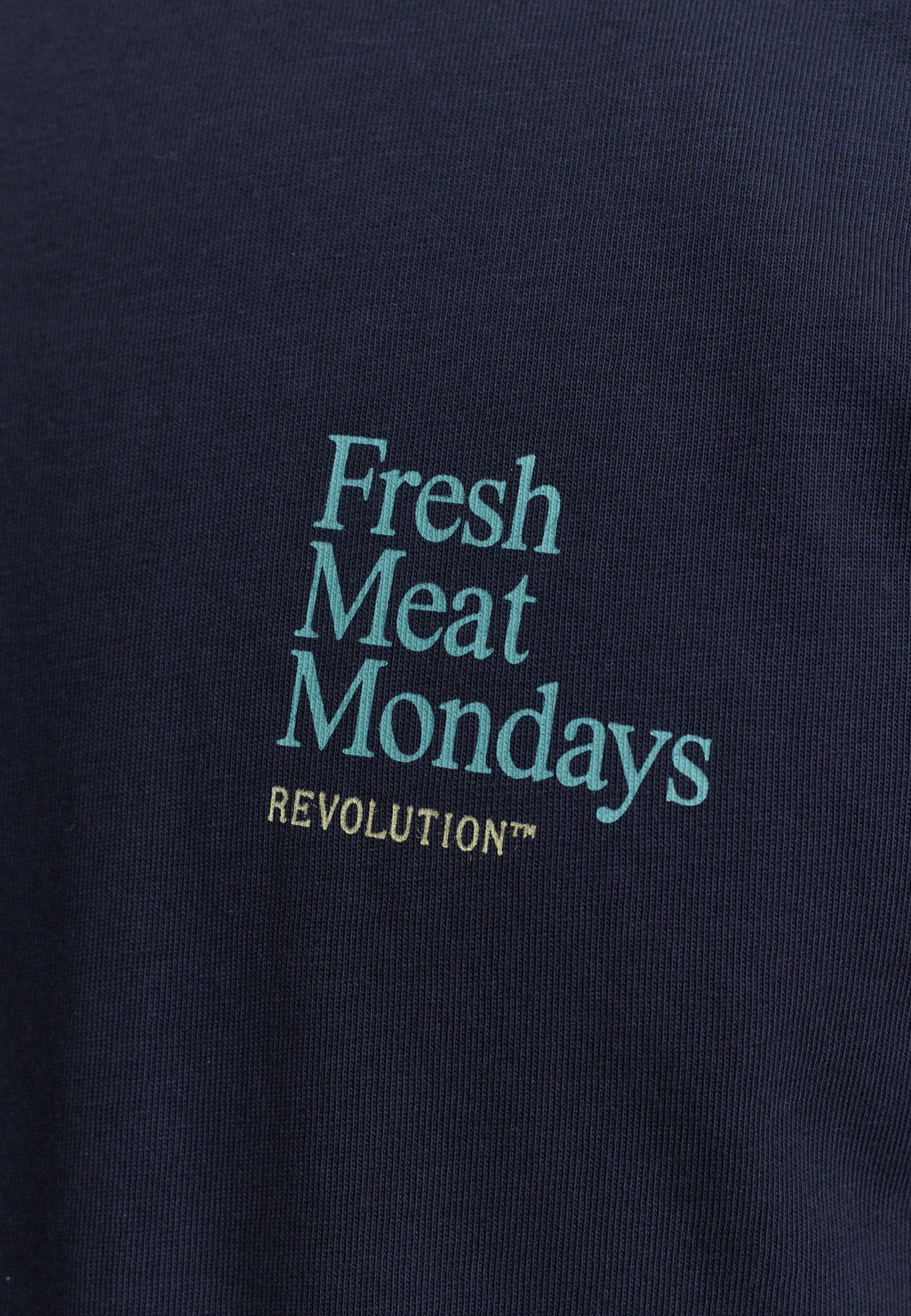Revolution Printed T-shirt T-Shirts Navy