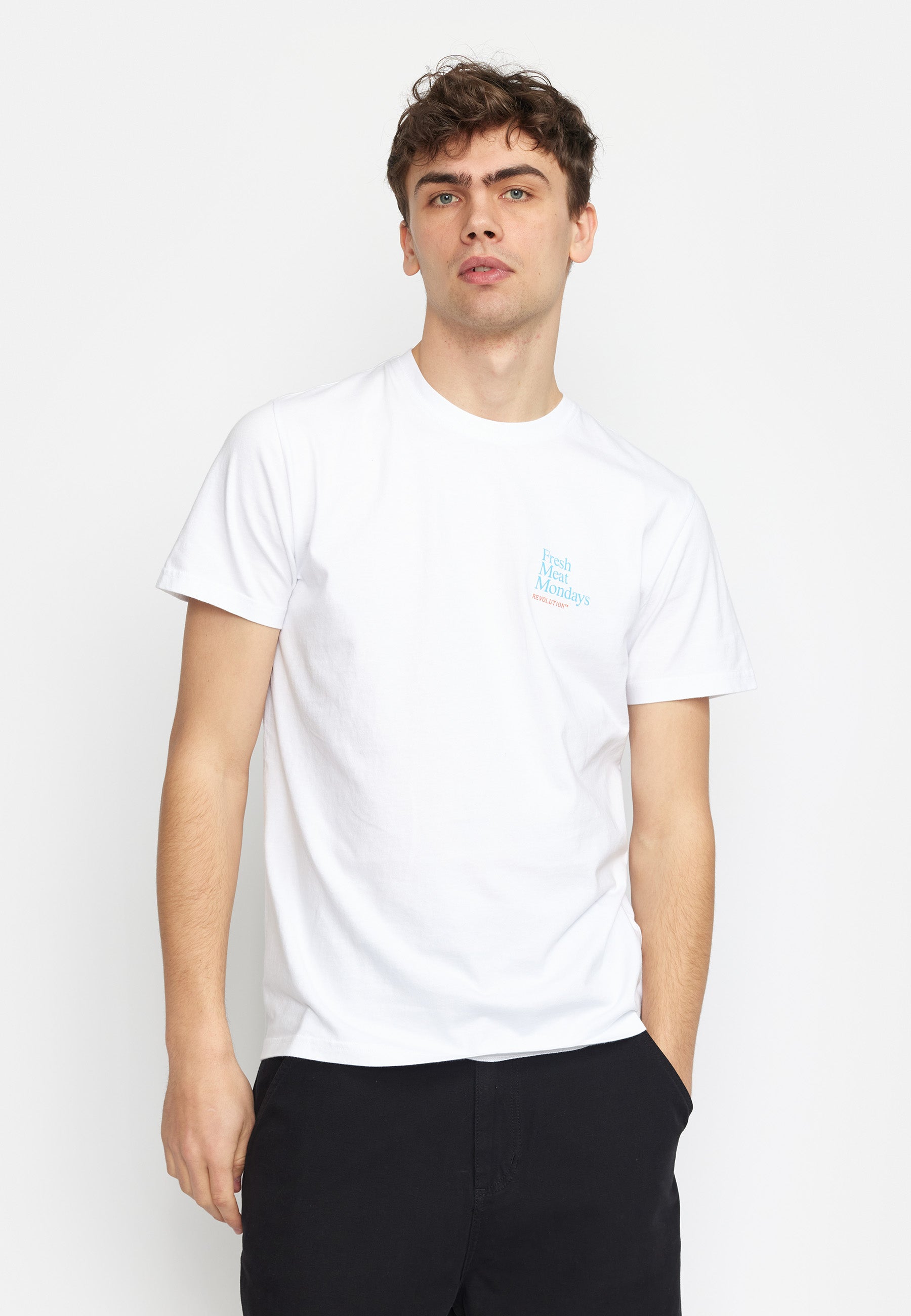 Revolution Printed T-shirt T-Shirts White