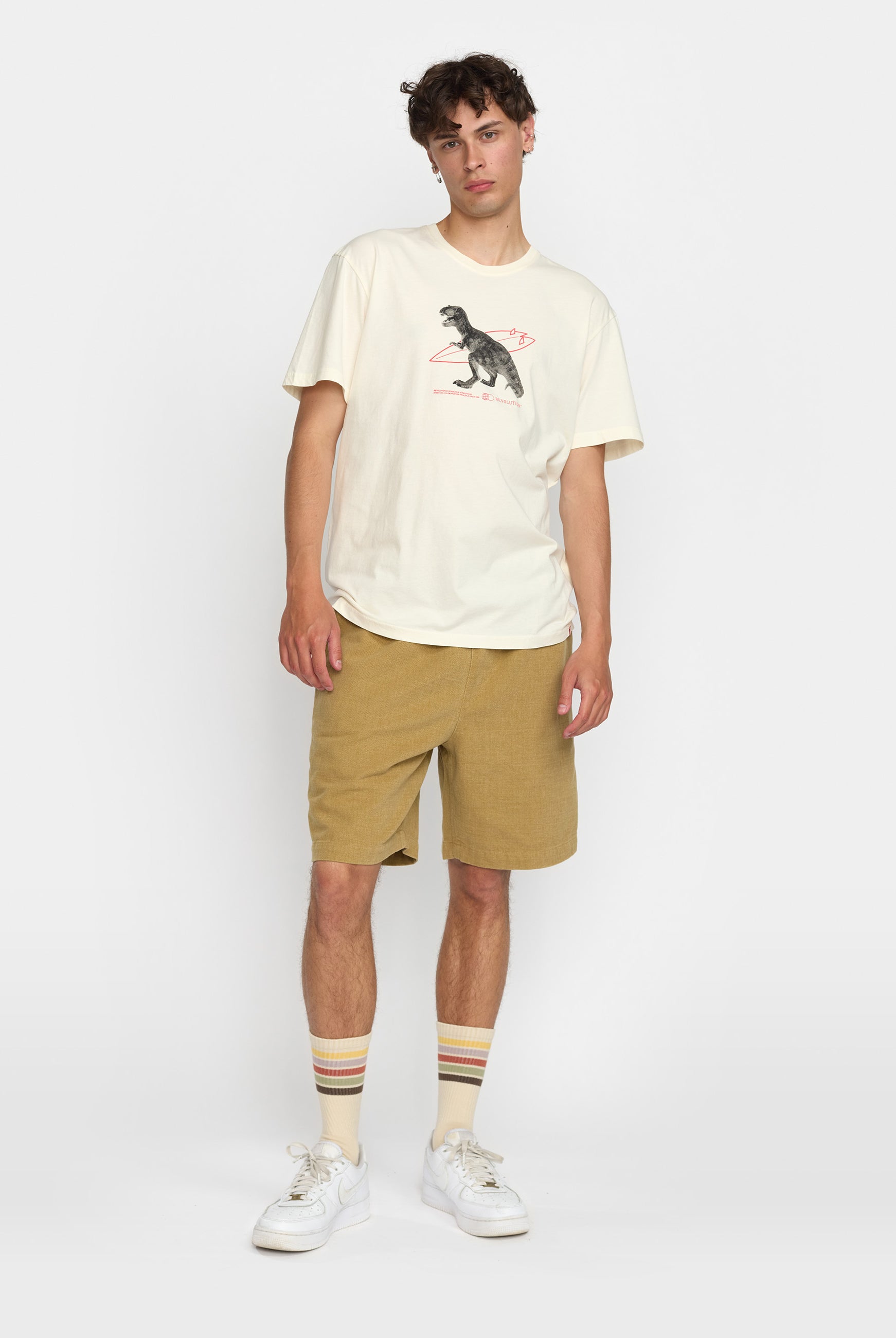 Revolution Printed T-shirt T-Shirts Offwhite