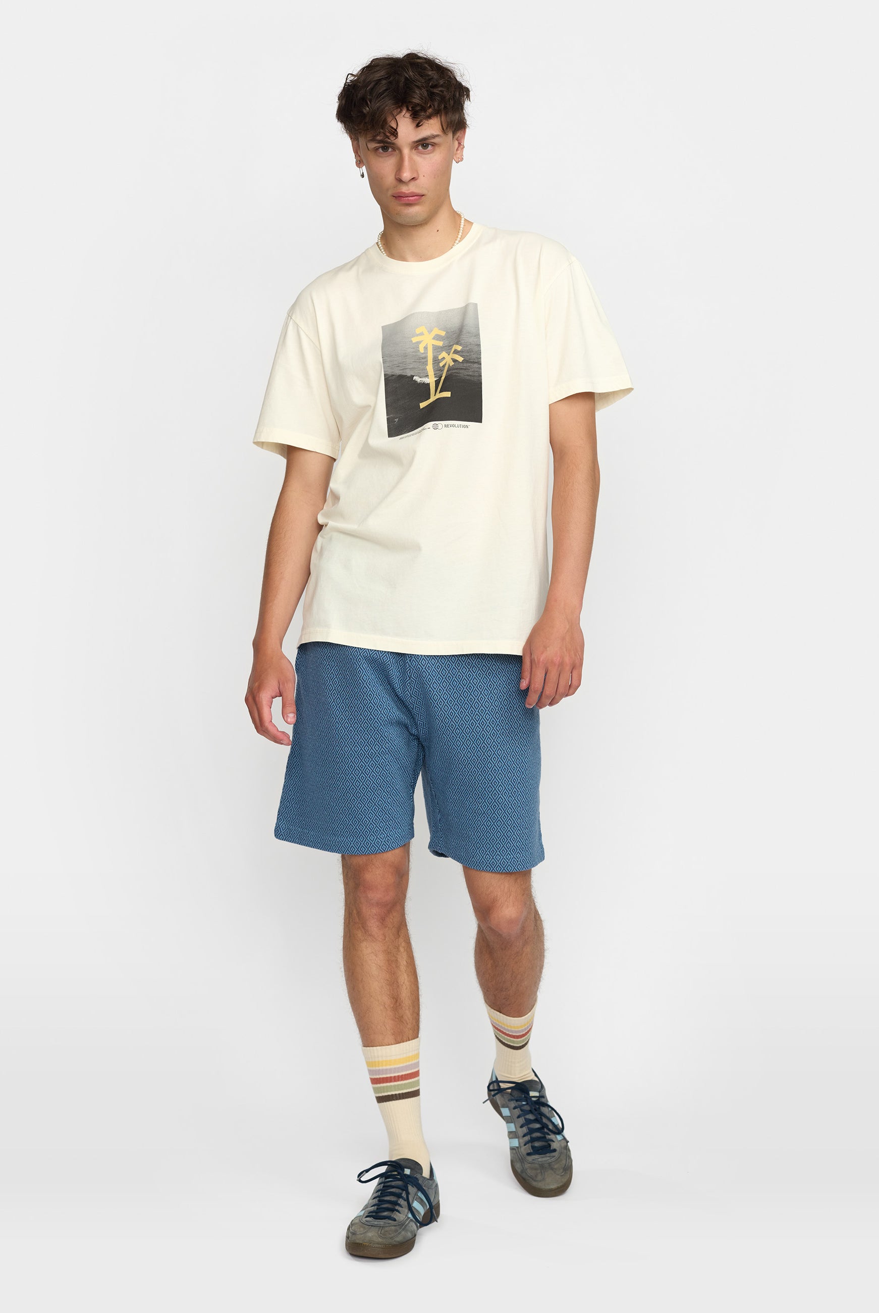Revolution Printed T-shirt T-Shirts Offwhite