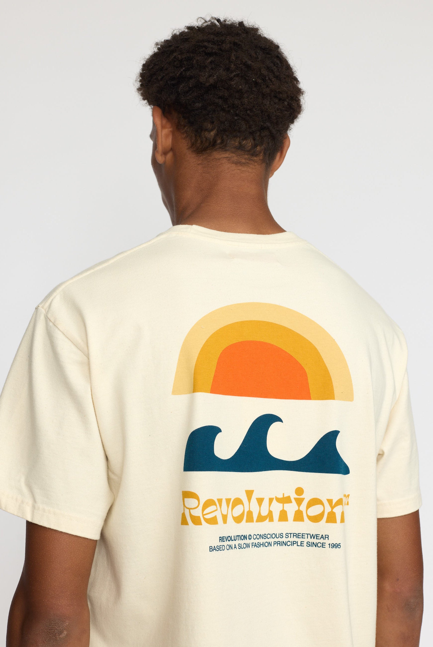 Revolution Printed T-shirt T-Shirts Offwhite