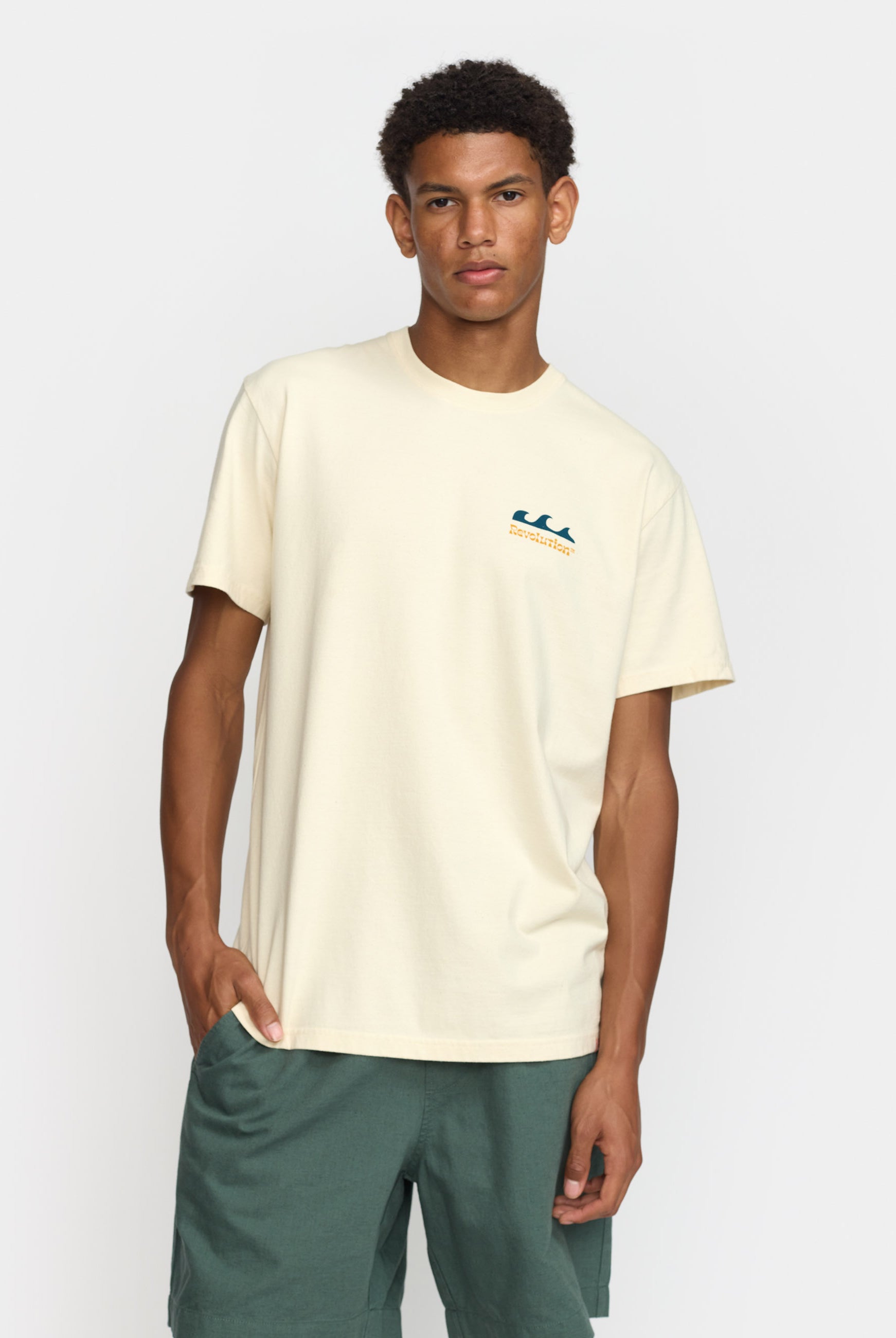 Revolution Printed T-shirt T-Shirts Offwhite