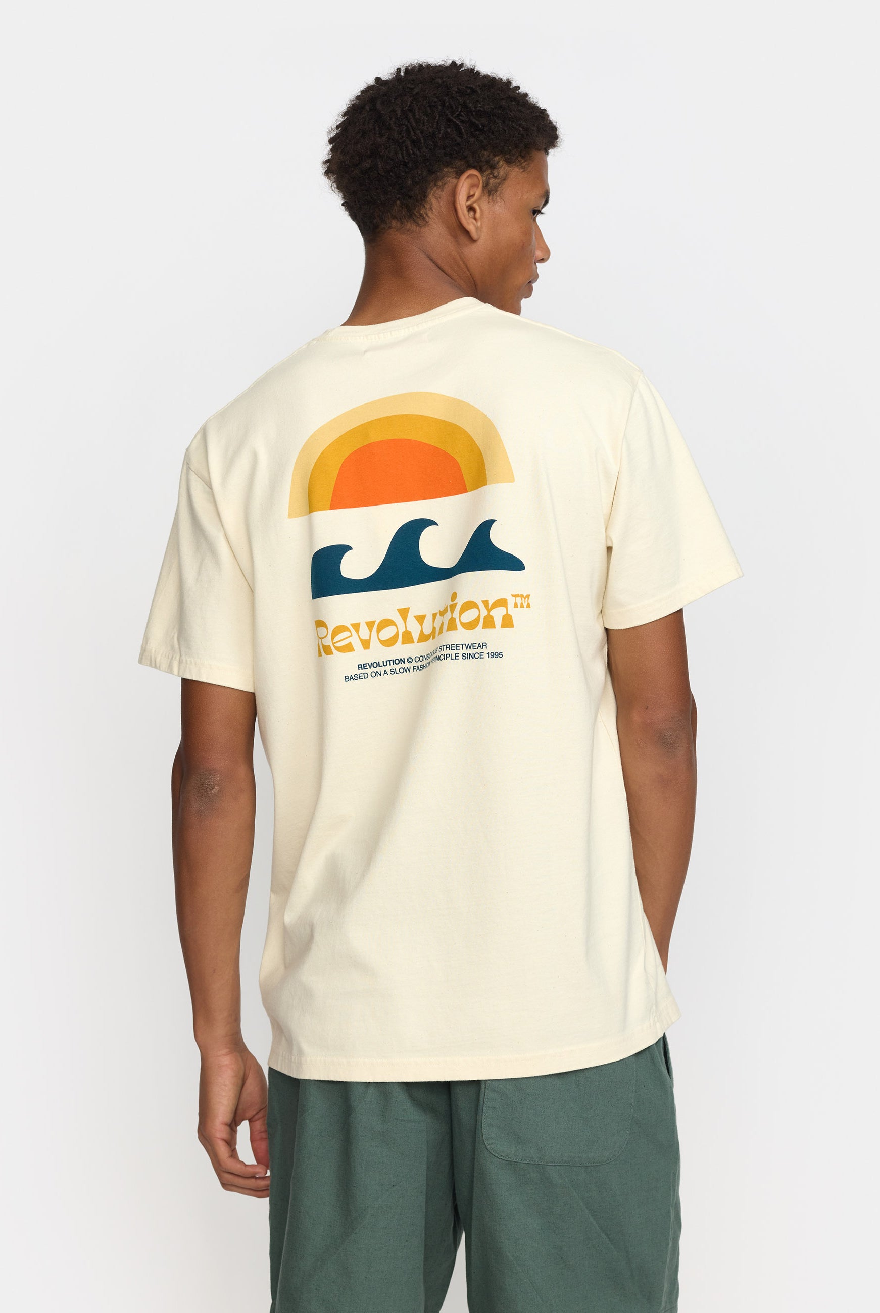 Revolution Printed T-shirt T-Shirts Offwhite