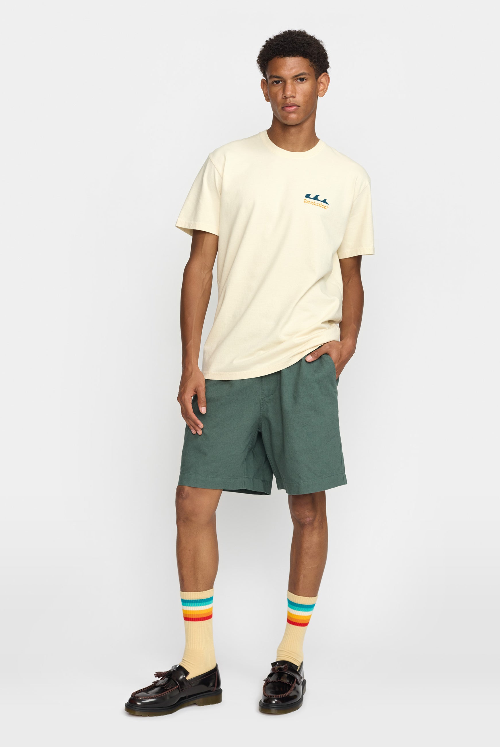 Revolution Printed T-shirt T-Shirts Offwhite