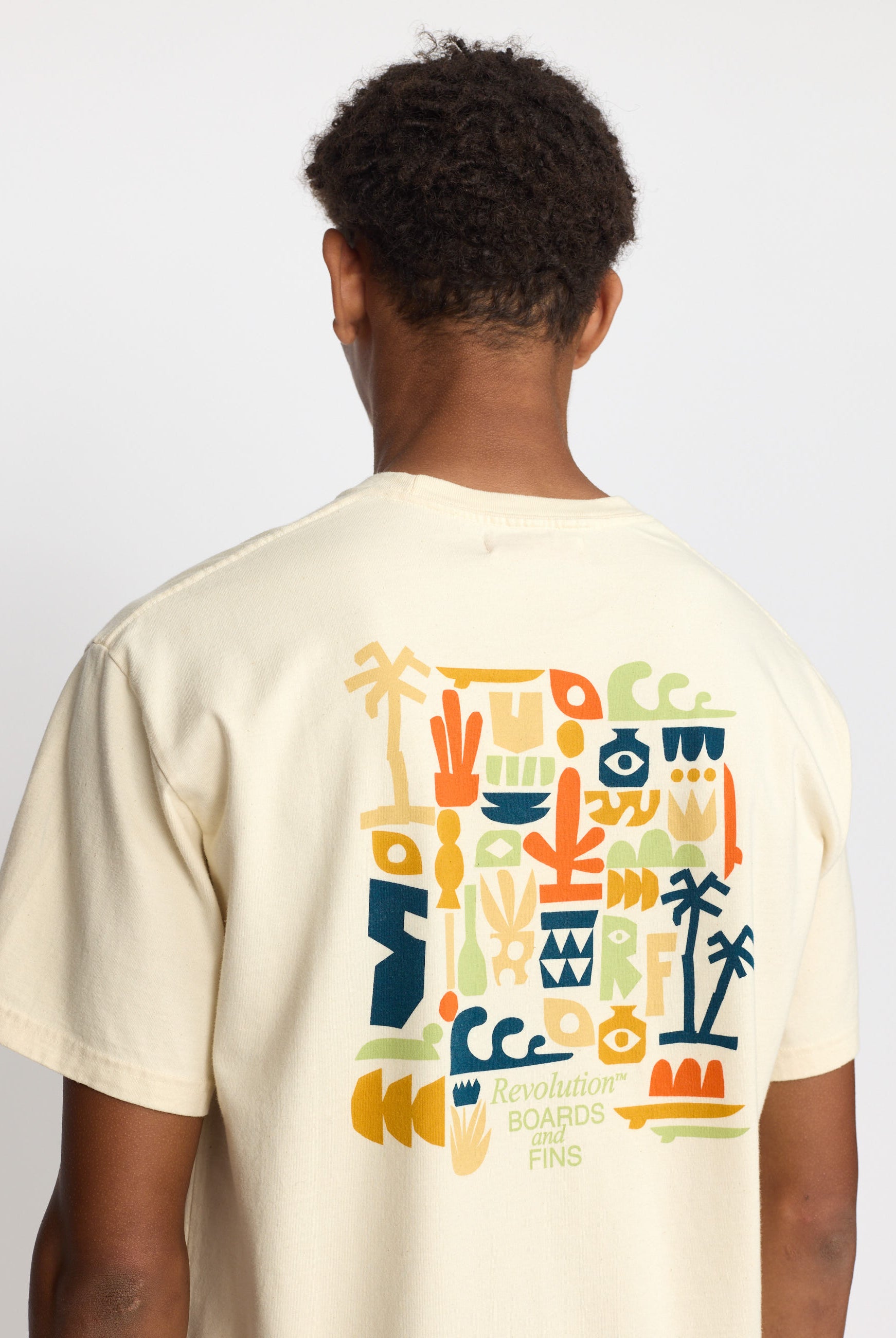 Revolution Printed T-shirt T-Shirts Offwhite