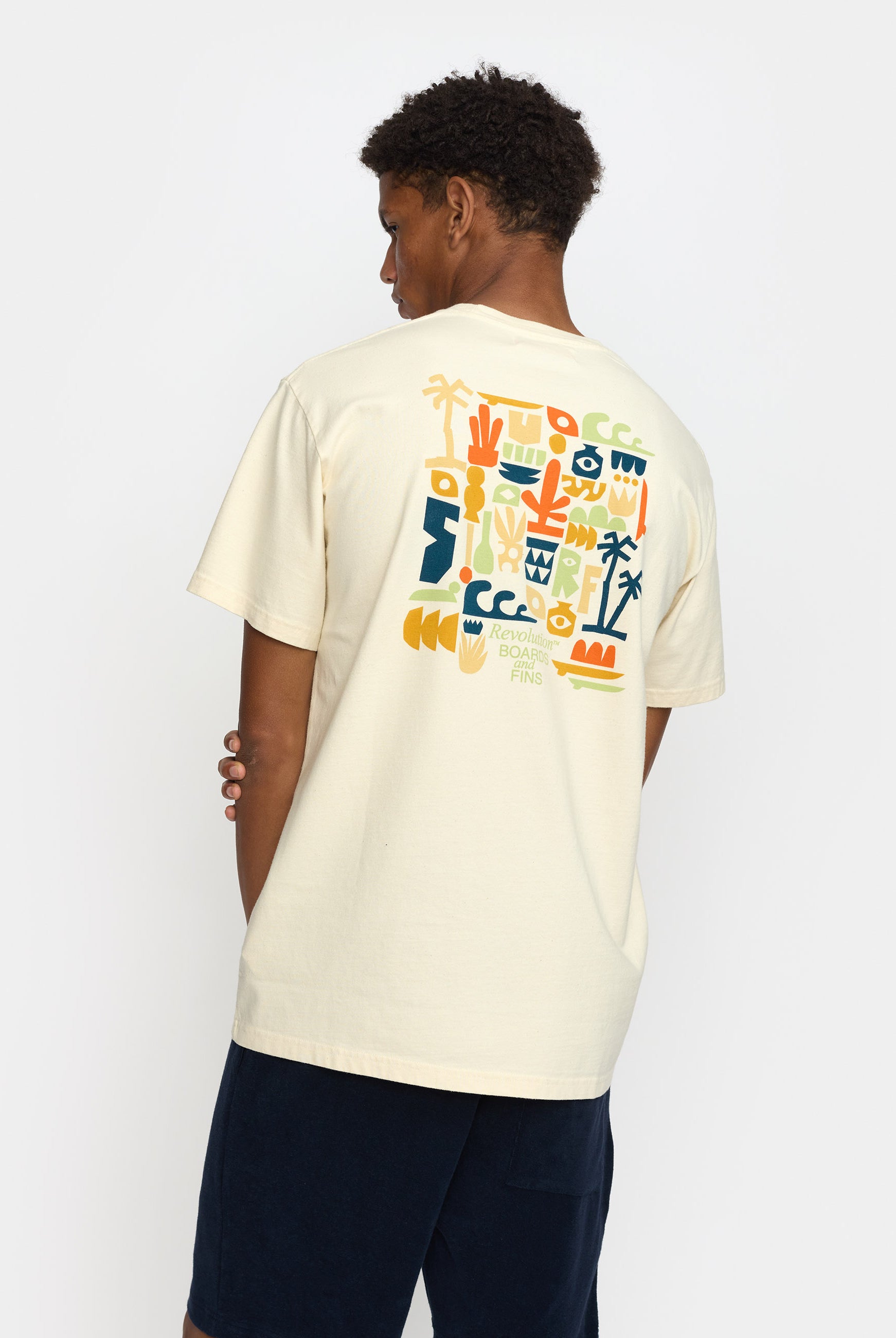 Revolution Printed T-shirt T-Shirts Offwhite