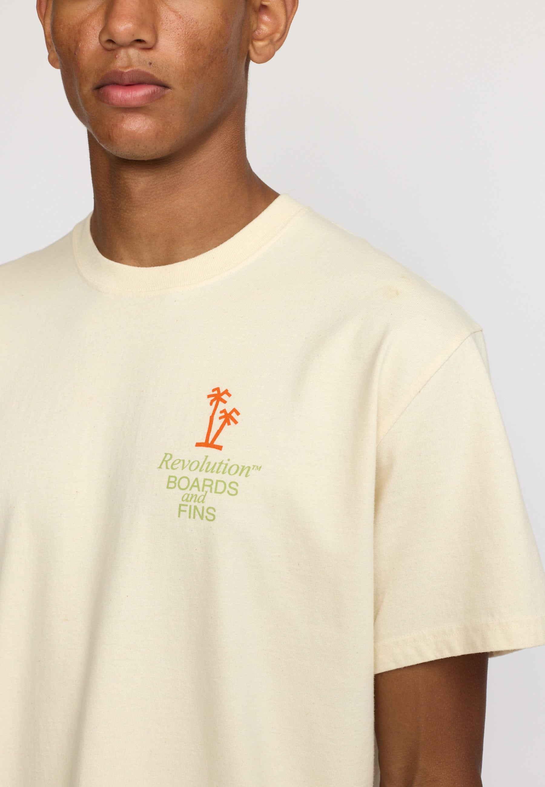 Revolution Printed T-shirt T-Shirts Offwhite