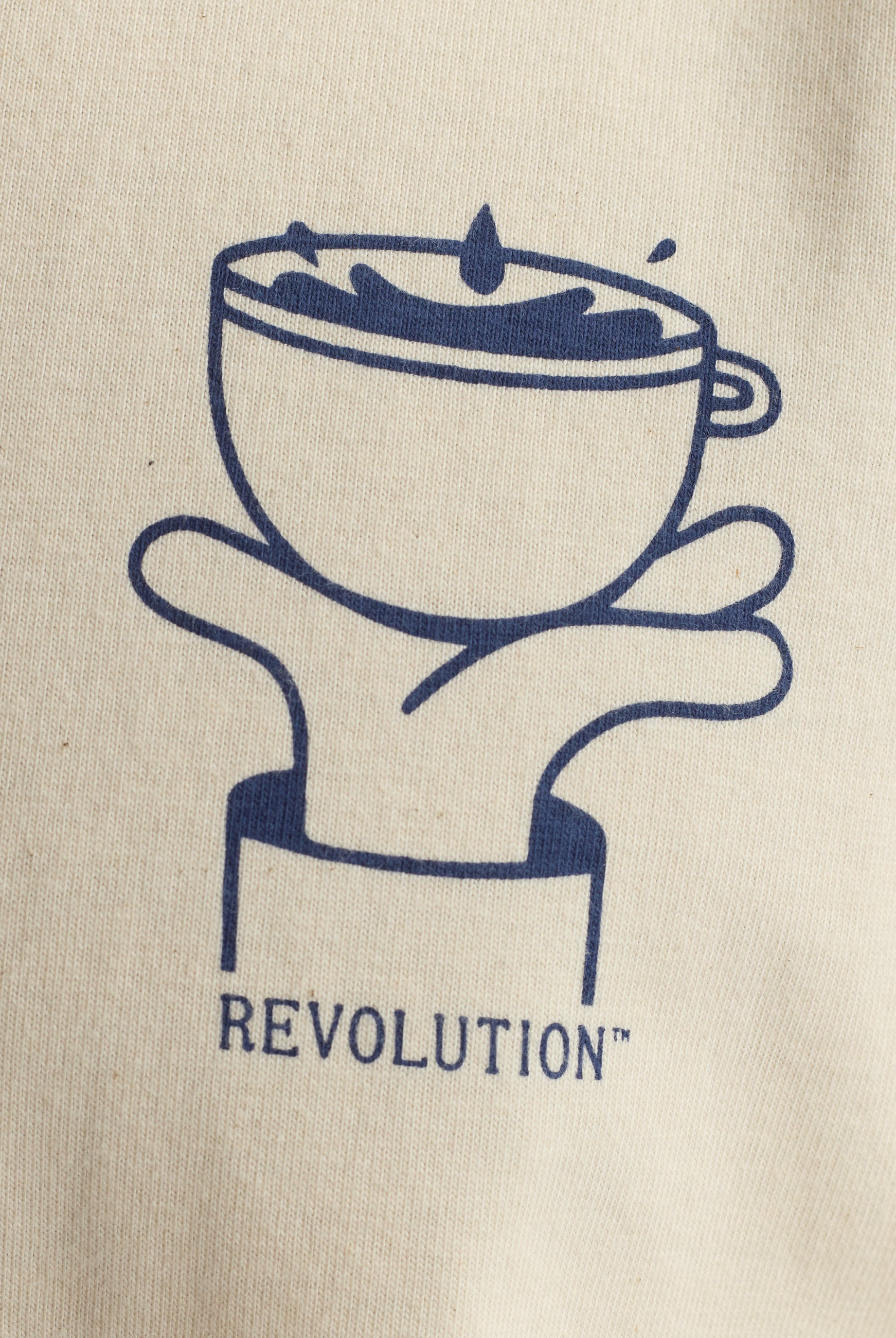 Revolution Printed T-shirt T-Shirts Offwhite