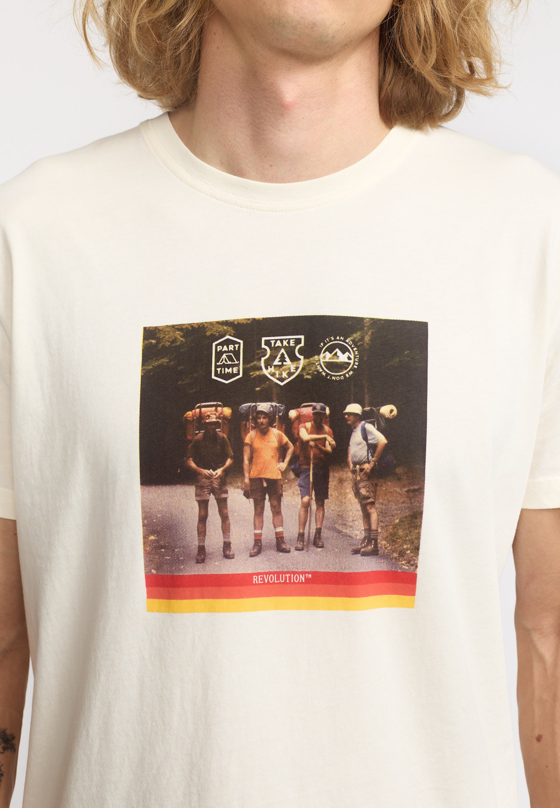 Revolution Printed T-shirt T-Shirts Offwhite