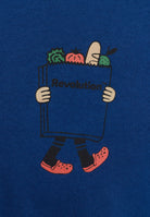 Revolution Printed T-shirt T-Shirts Blue