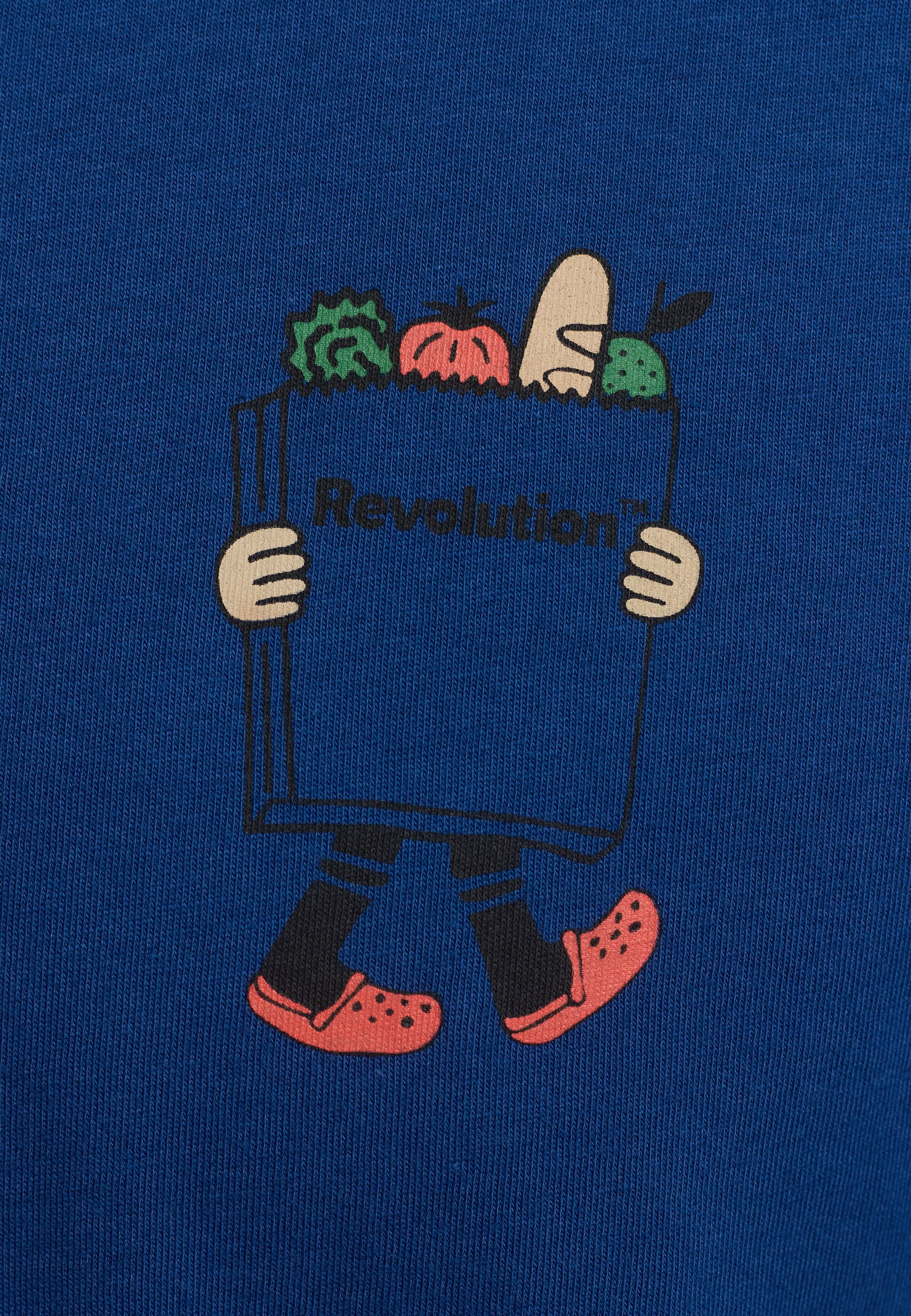 Revolution Printed T-shirt T-Shirts Blue