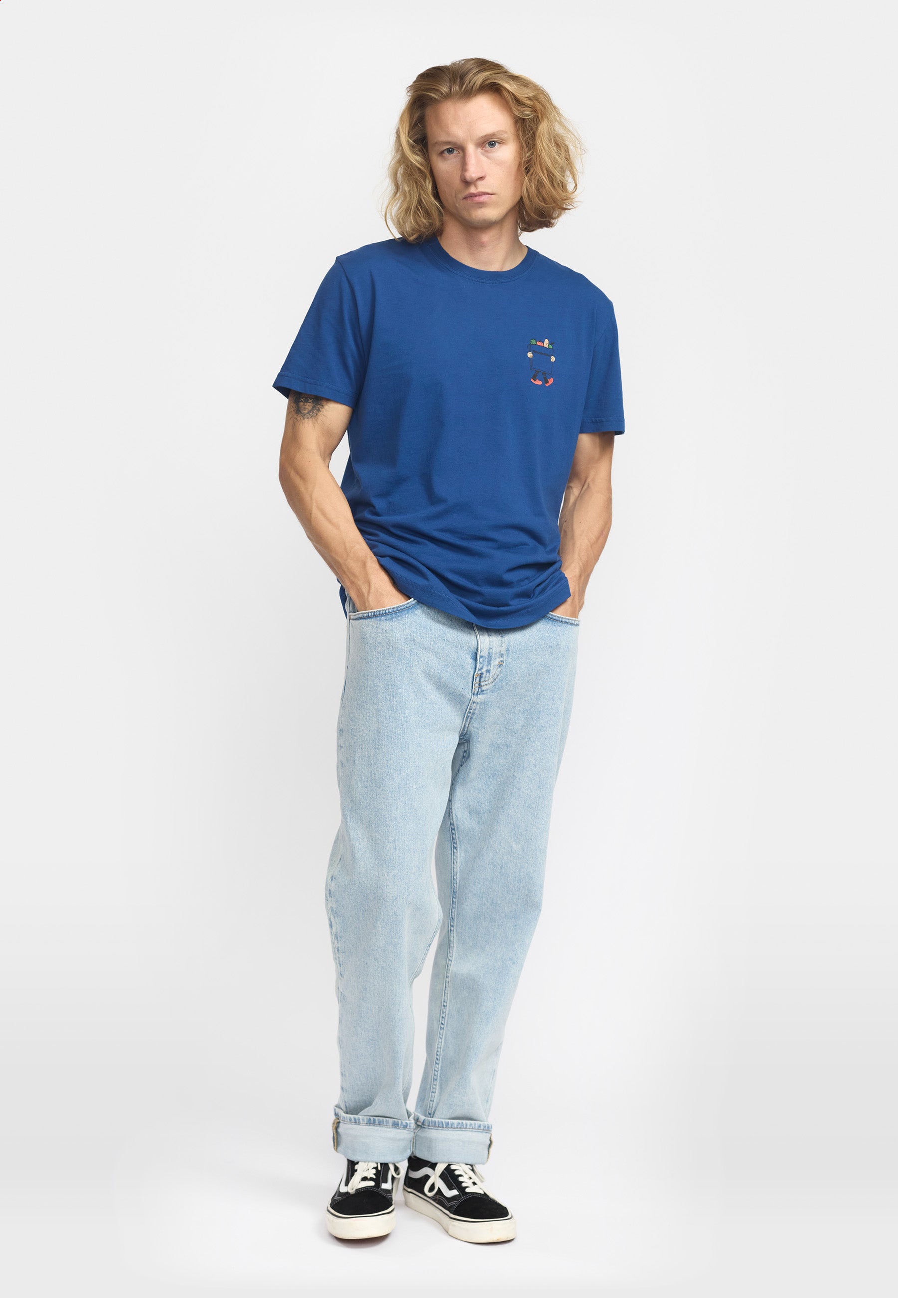Revolution Printed T-shirt T-Shirts Blue
