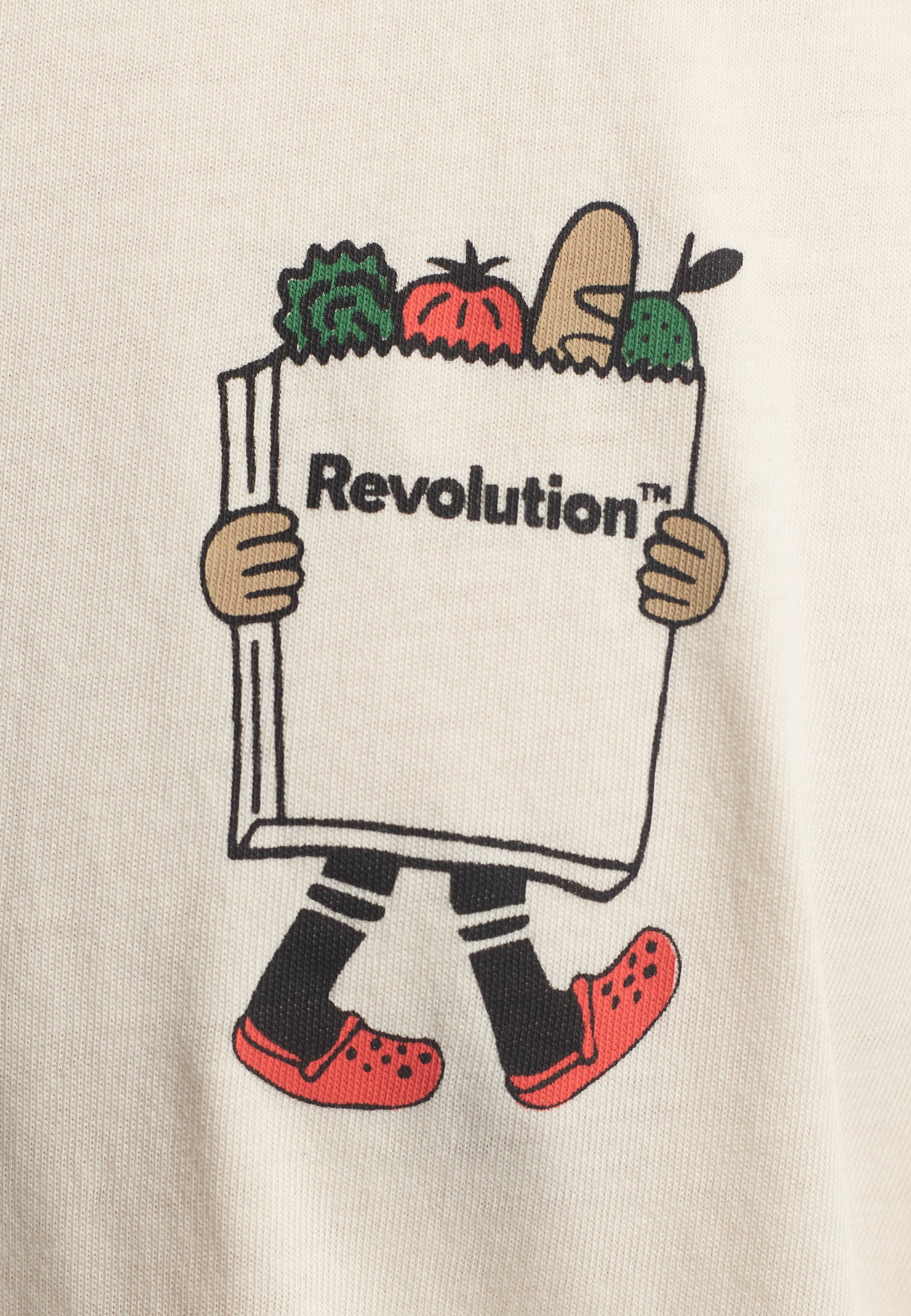 Revolution Printed T-shirt T-Shirts Offwhite