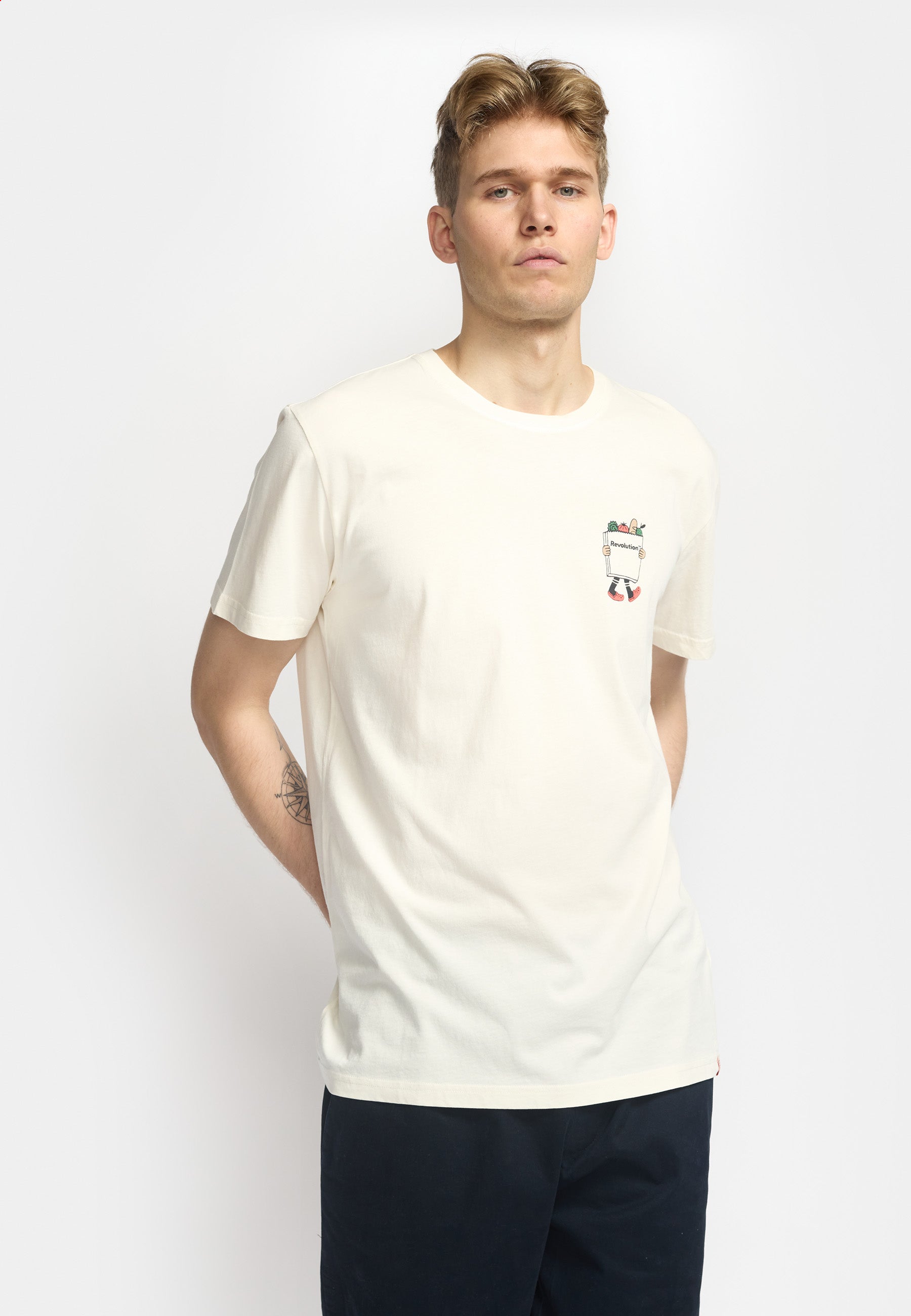 Revolution Printed T-shirt T-Shirts Offwhite